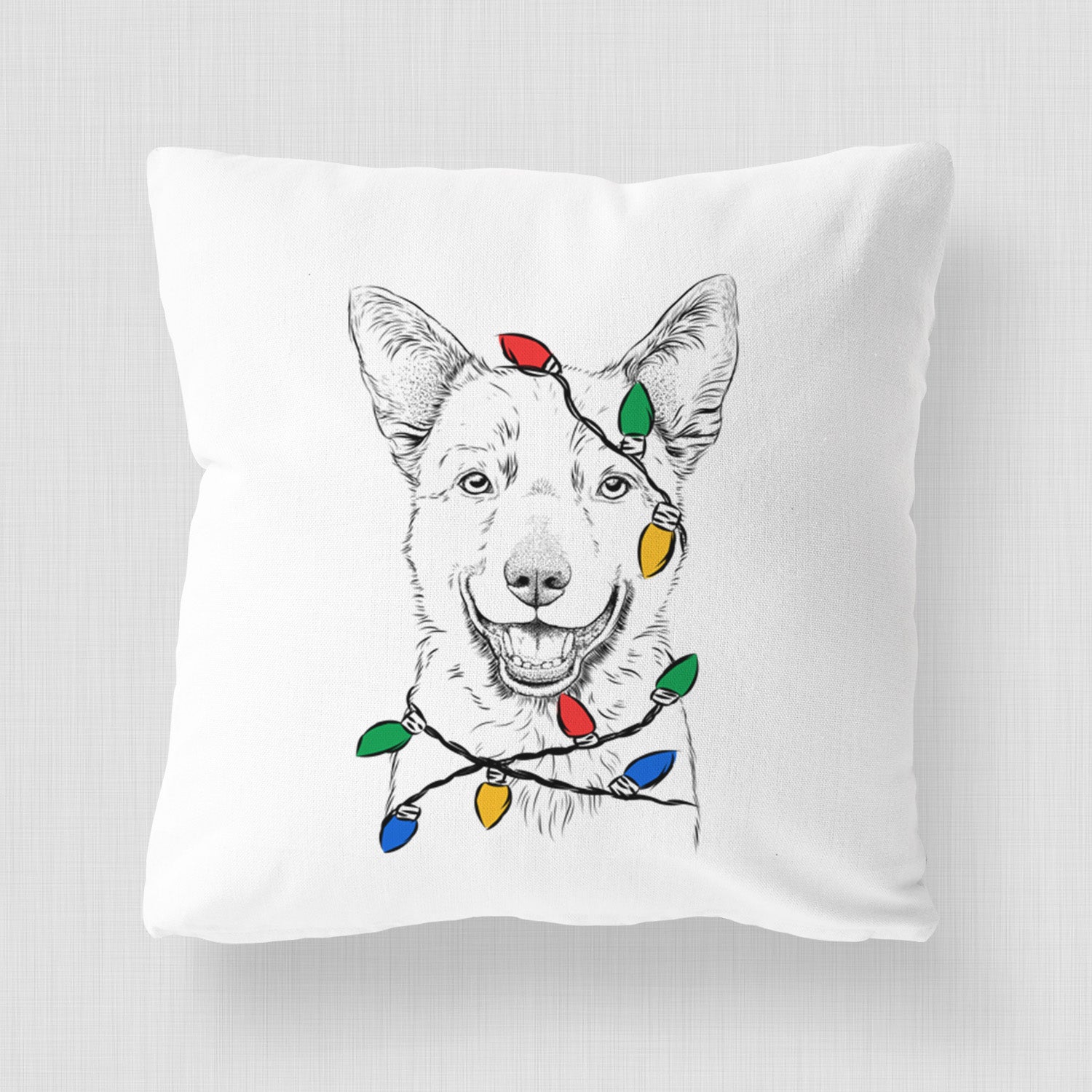 Arden the Australian Kelpie - Throw Pillow Cover