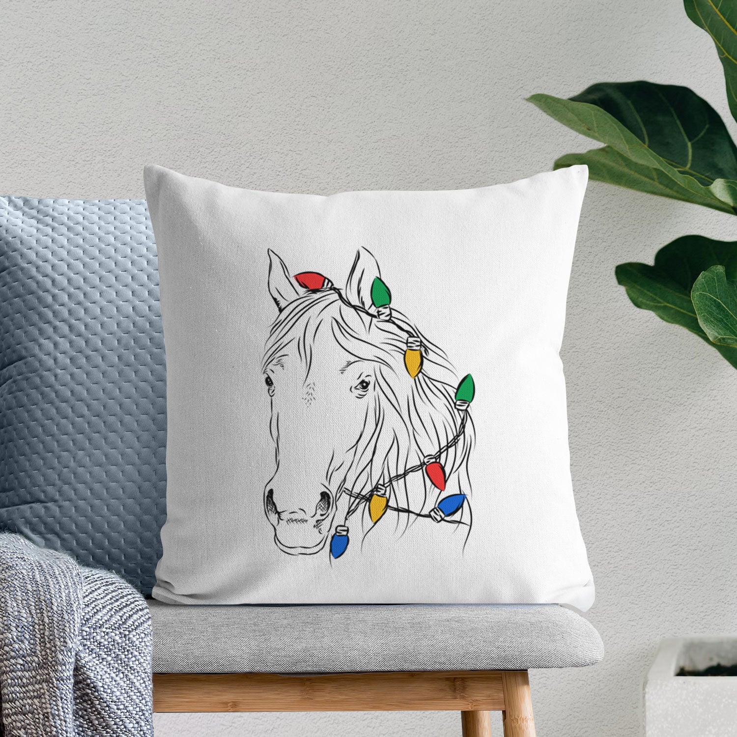 Aria the Horse - Throw Pillow Cover