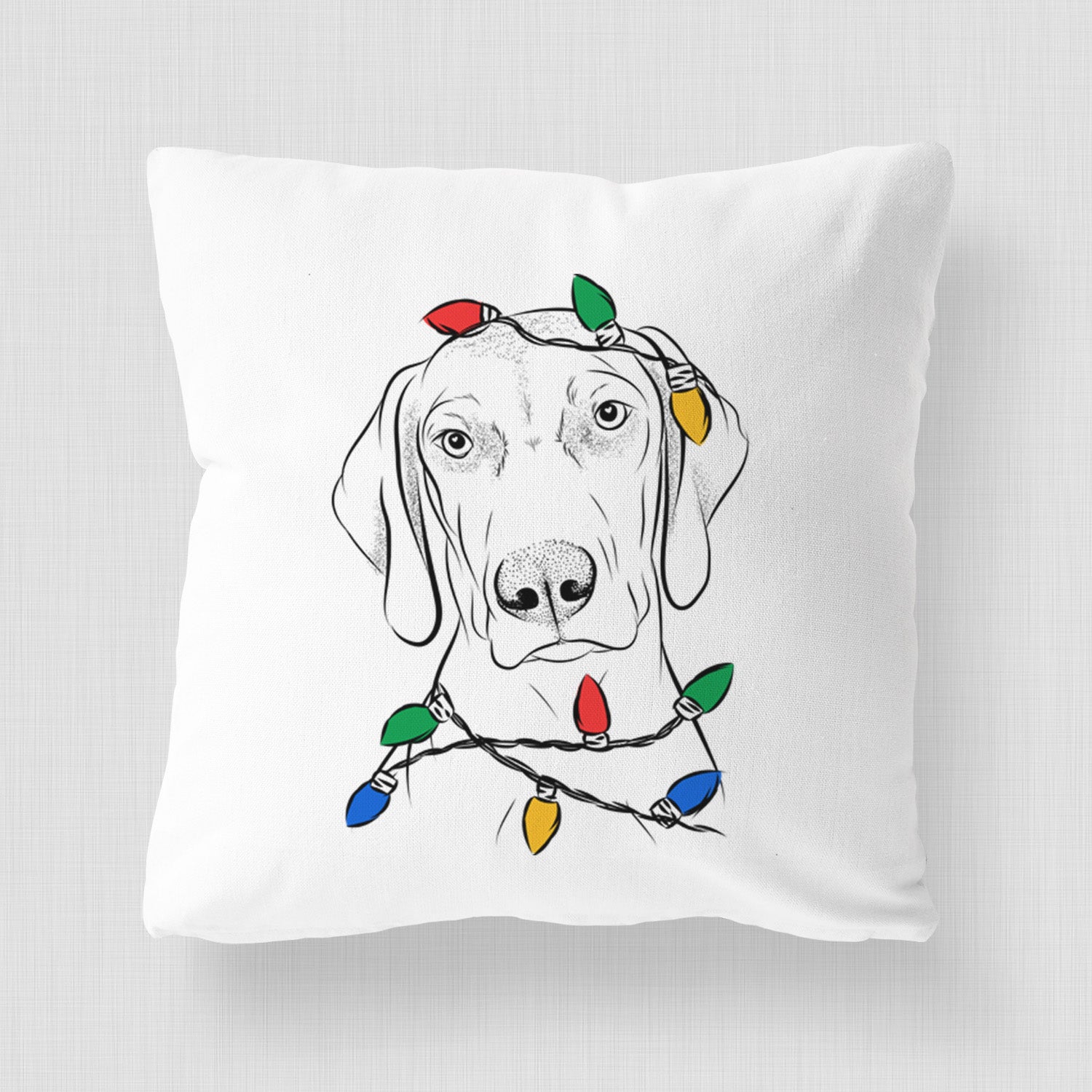 Benelli the Vizsla - Throw Pillow Cover