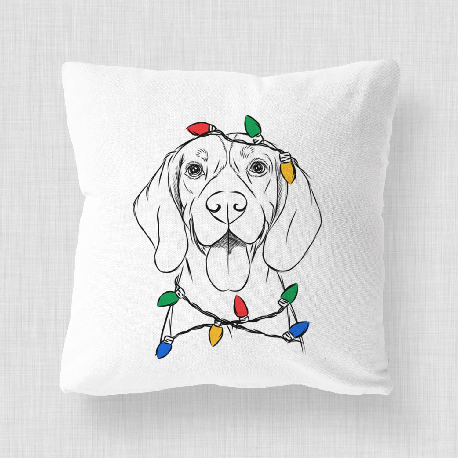 Bogie the Beagle - Throw Pillow Cover