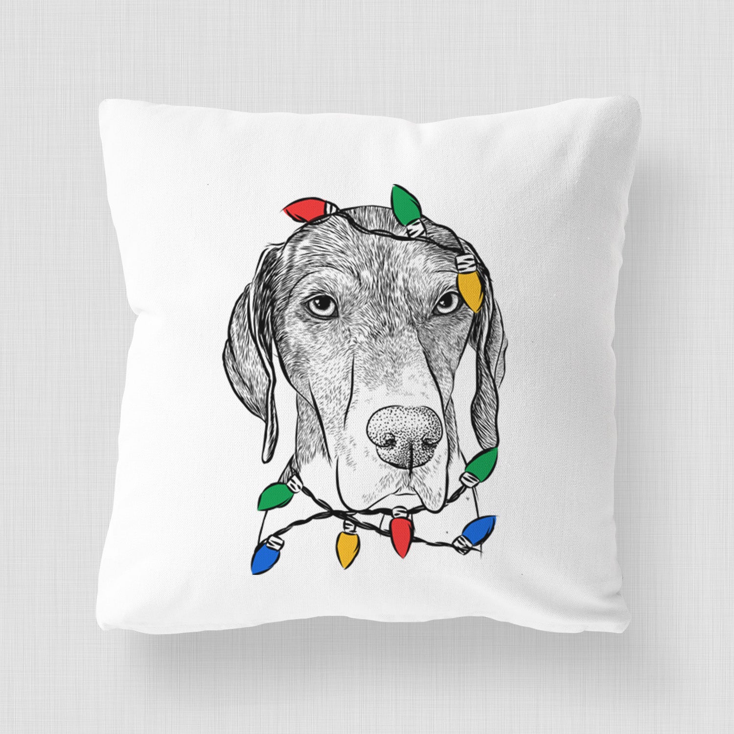 Bohdi the German Shorthaired Pointer - Throw Pillow Cover