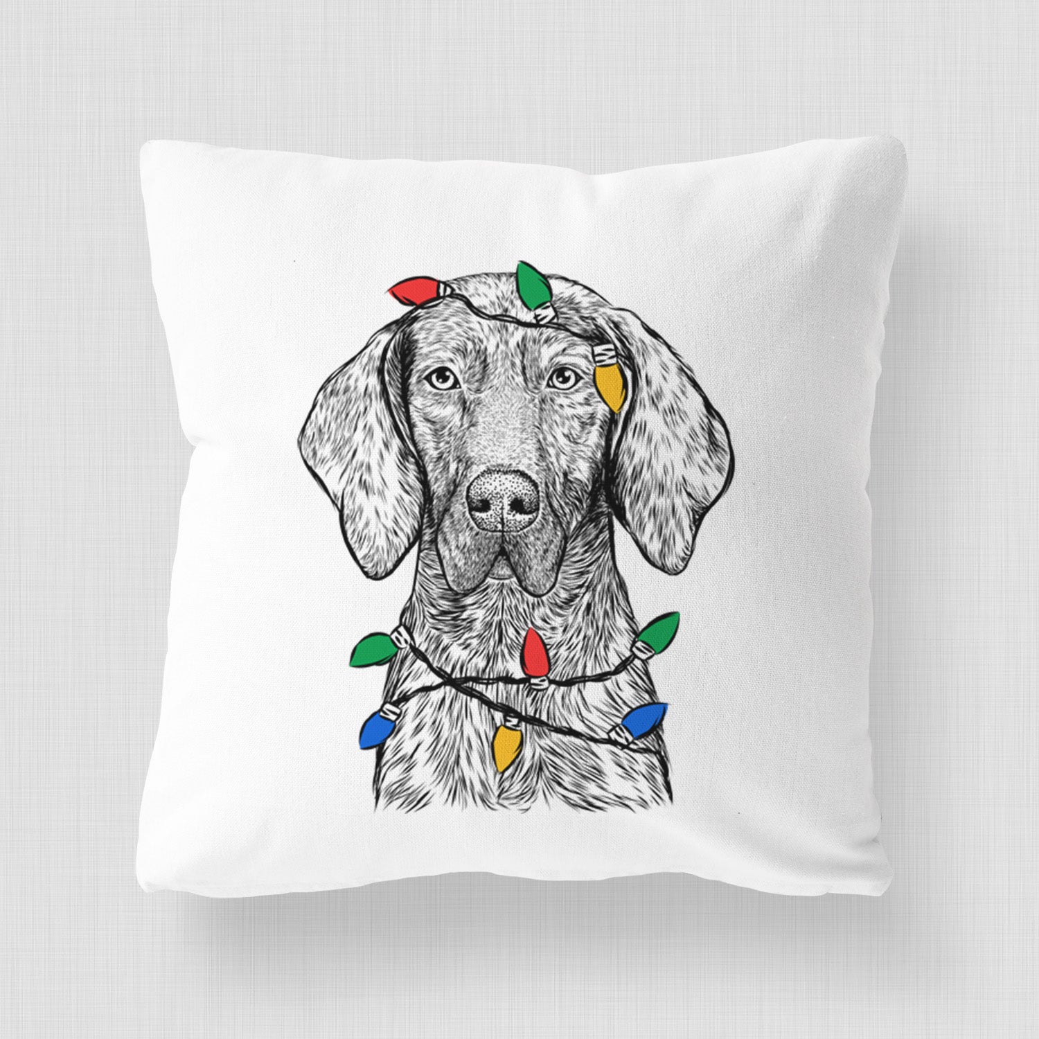 Boone the Plott Hound - Throw Pillow Cover
