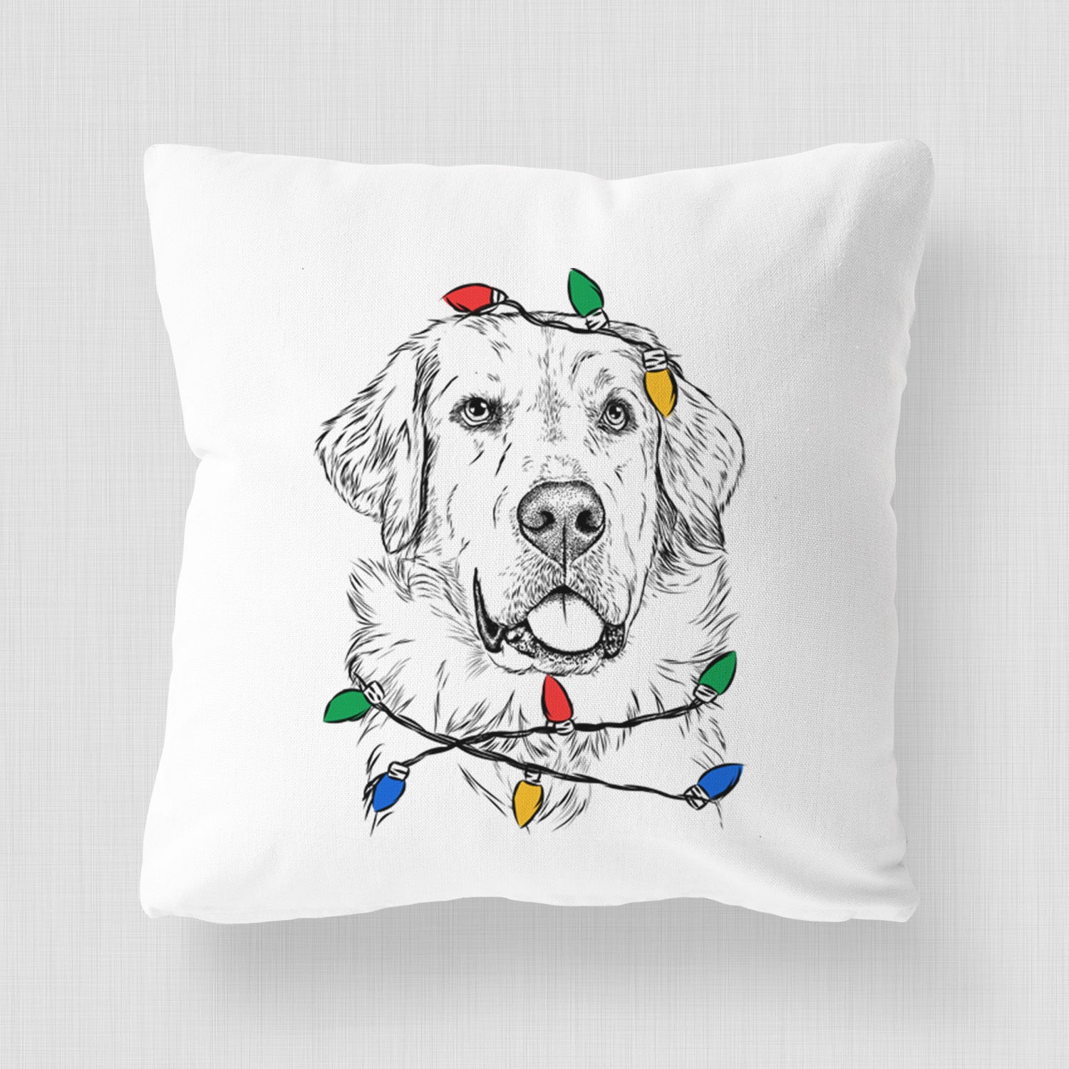 Brophy the Great Pyrenees - Throw Pillow Cover