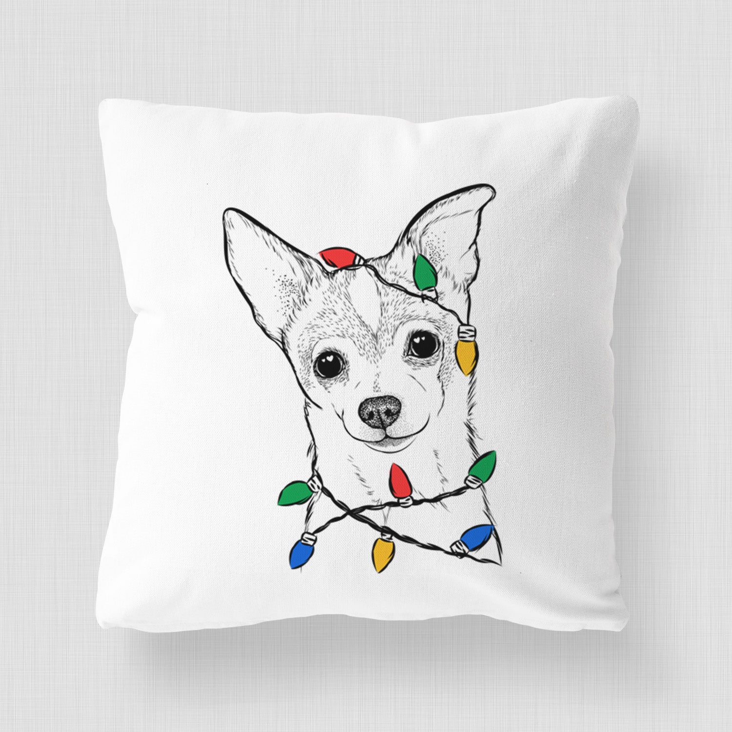 Buggy the Chihuahua - Throw Pillow Cover