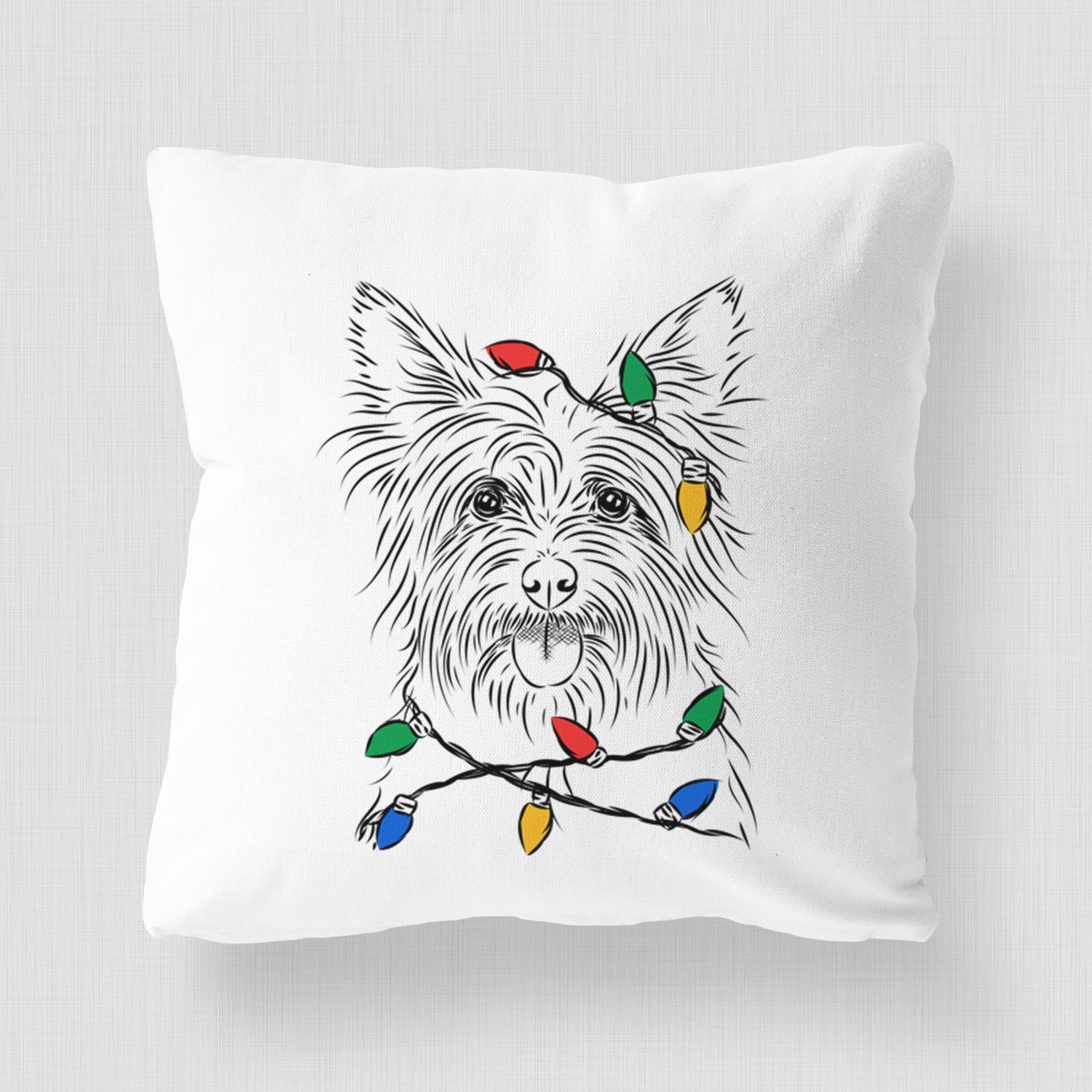 Calum the Cairn Terrier - Throw Pillow Cover