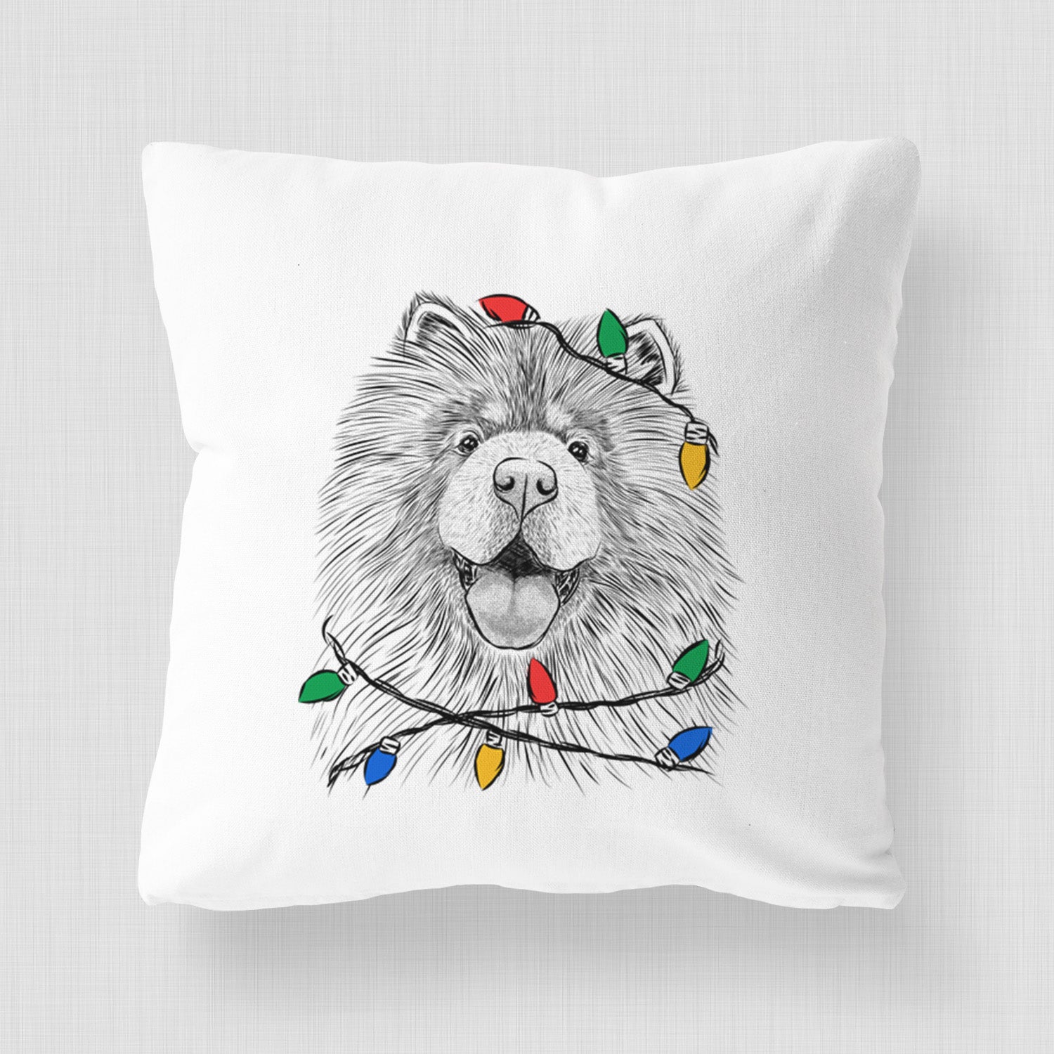 Charming Charlie the Chow Chow - Throw Pillow Cover
