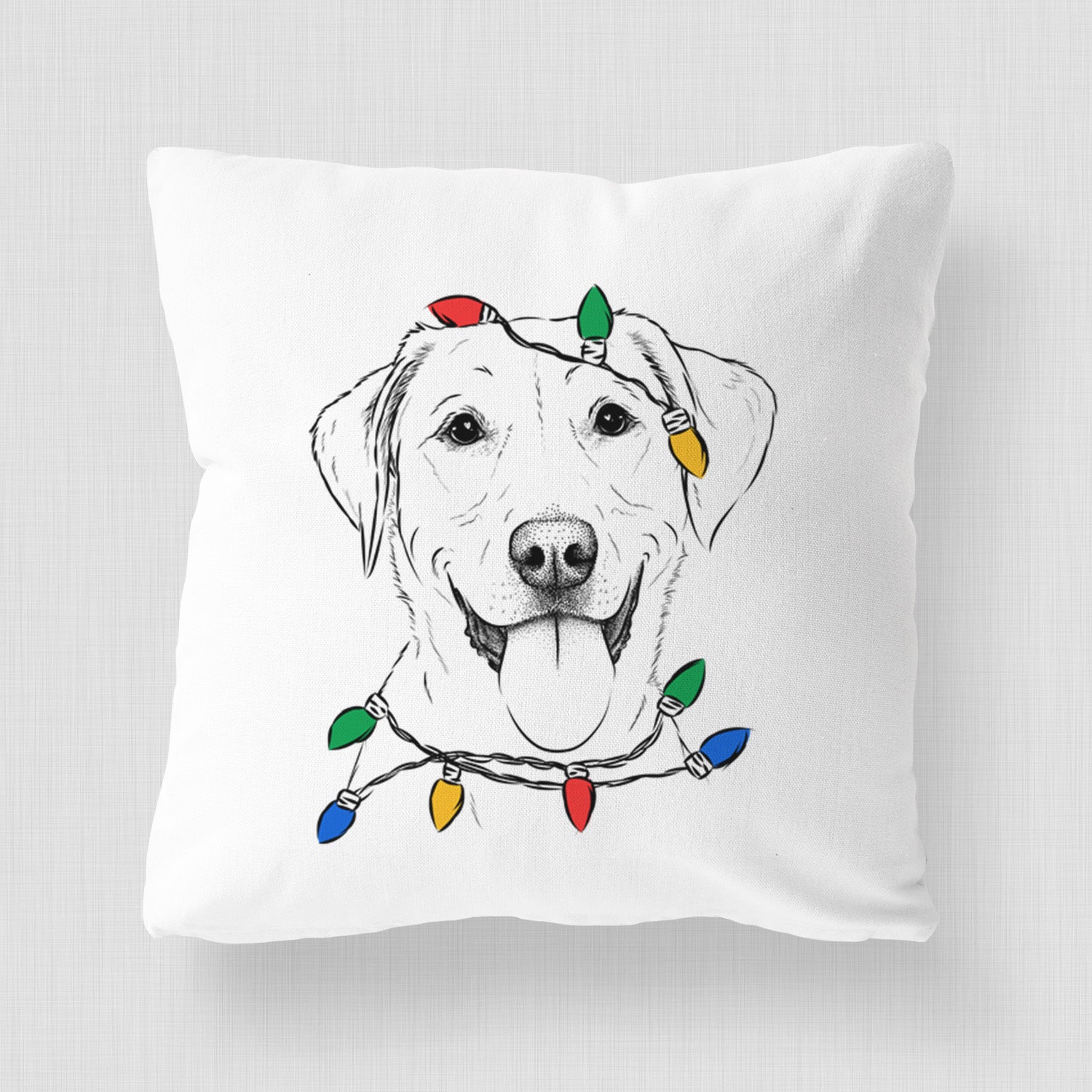 Daisy the Labrador Retriever - Throw Pillow Cover