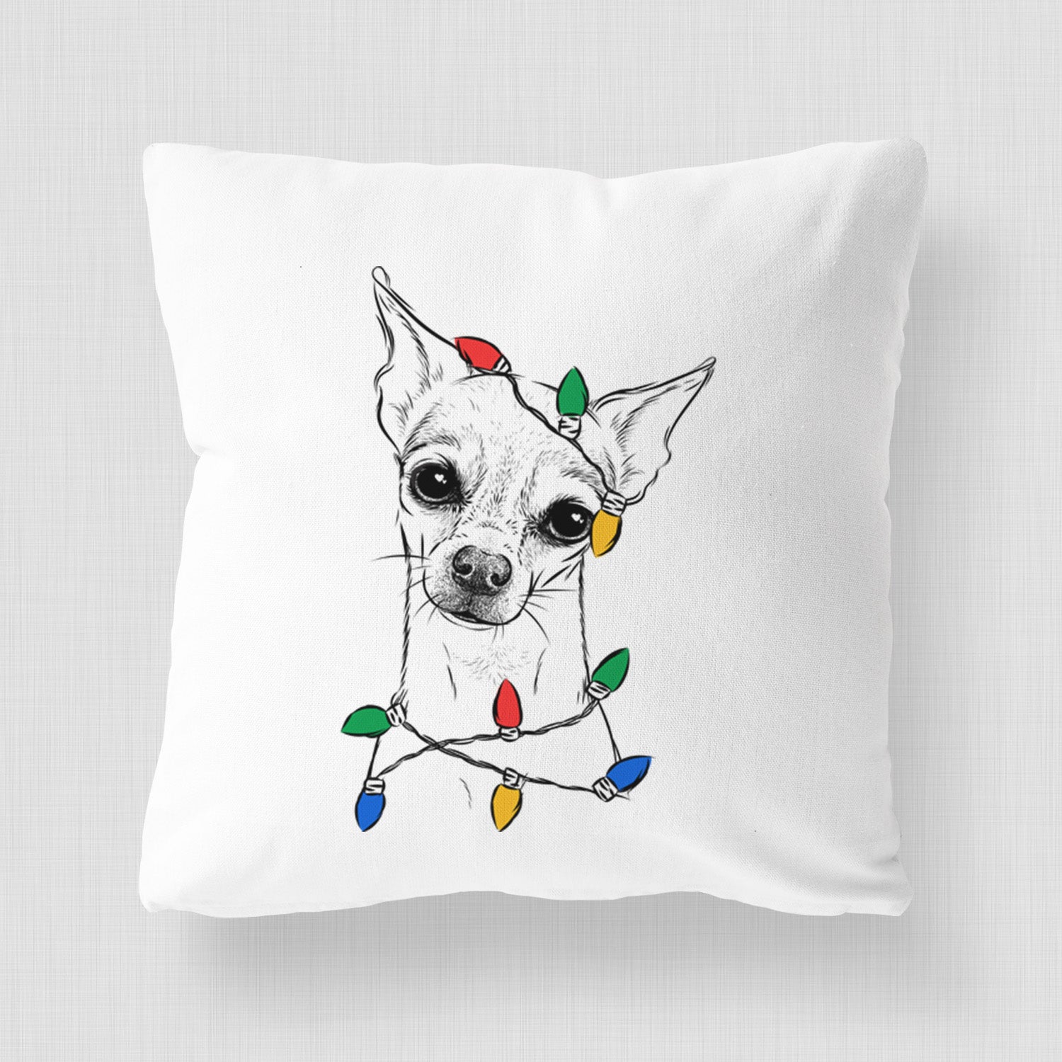 Emee the Chihuahua - Throw Pillow Cover