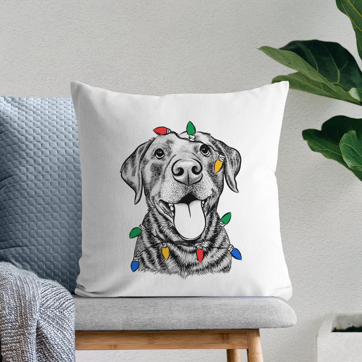 Gwen the Labrador Retriever - Throw Pillow Cover