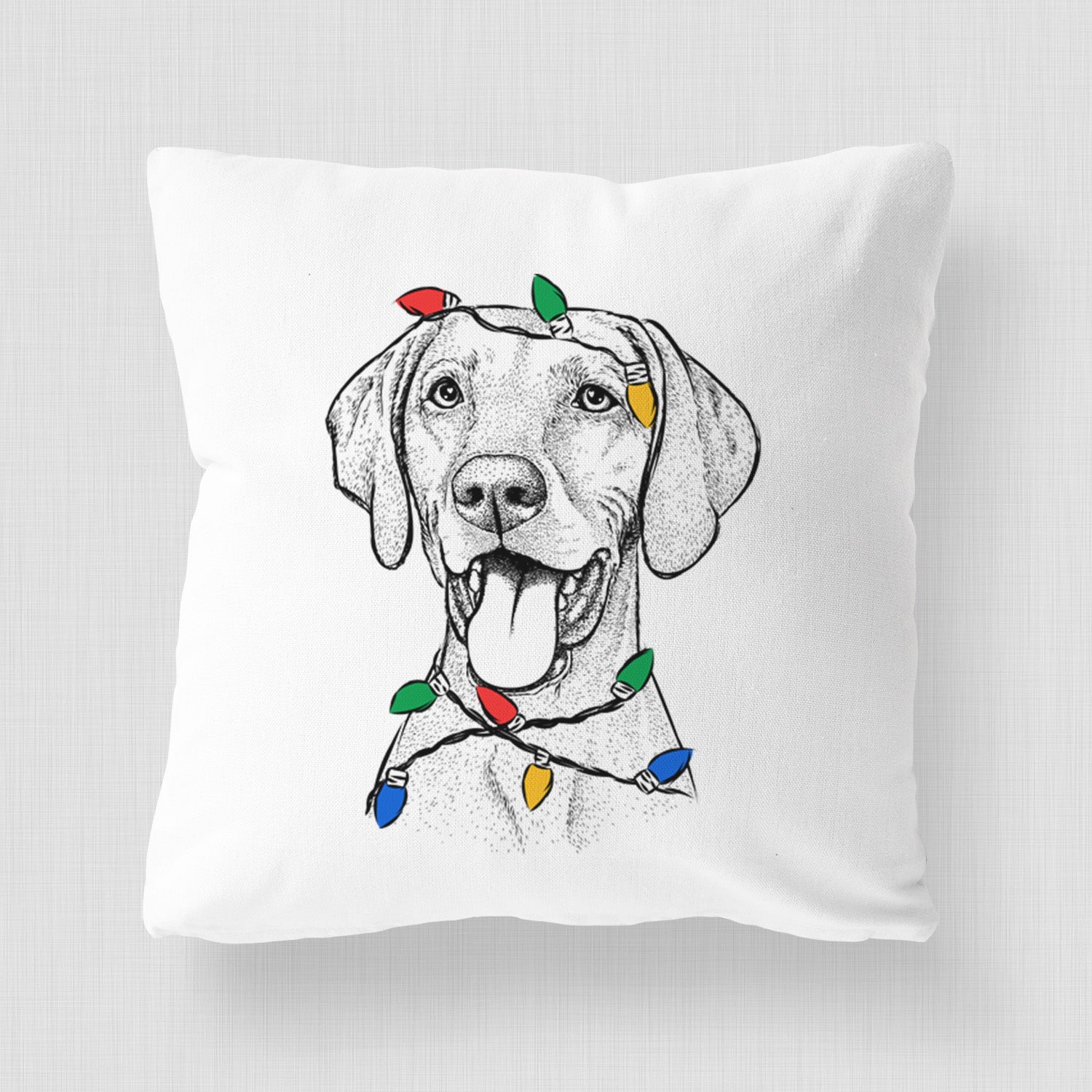 Harper the Vizsla - Throw Pillow Cover