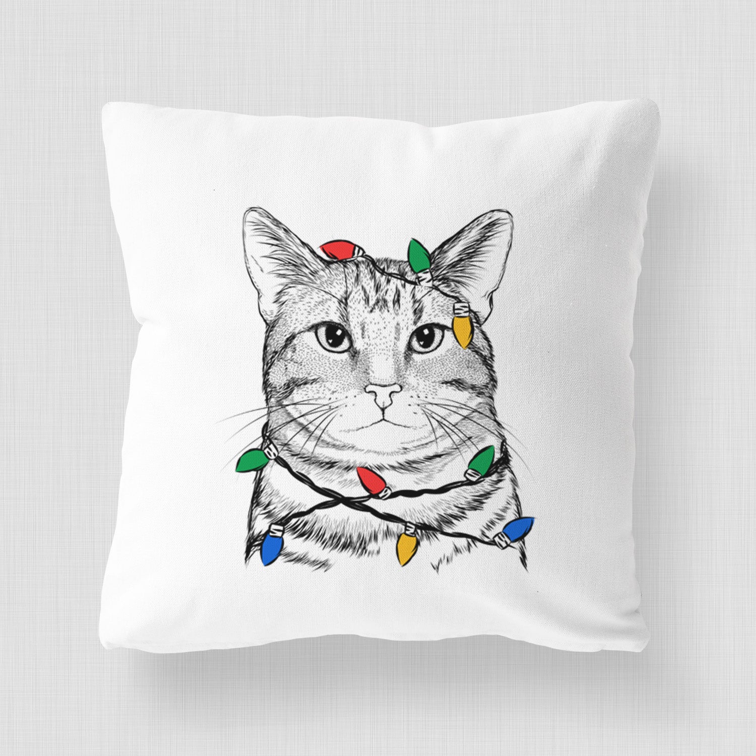 Henry the Bengal - Throw Pillow Cover