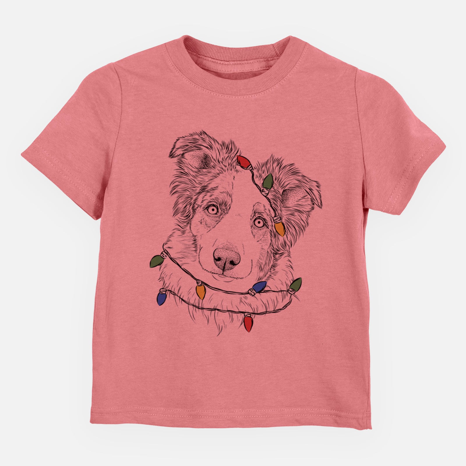 Christmas Lights HoneyBee the Miniature Australian Shepherd - Kids/Youth/Toddler Shirt