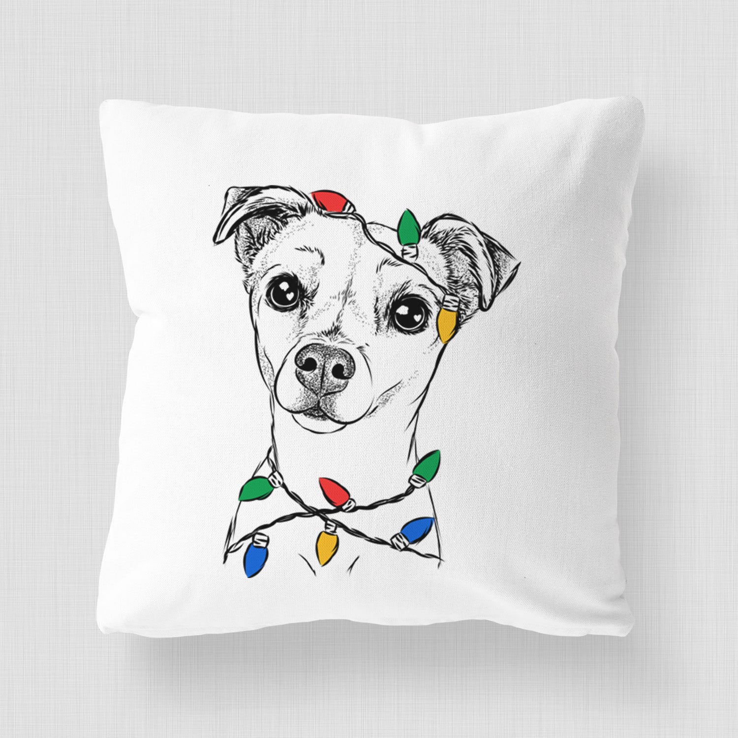 Izzy the Chiweenie - Throw Pillow Cover