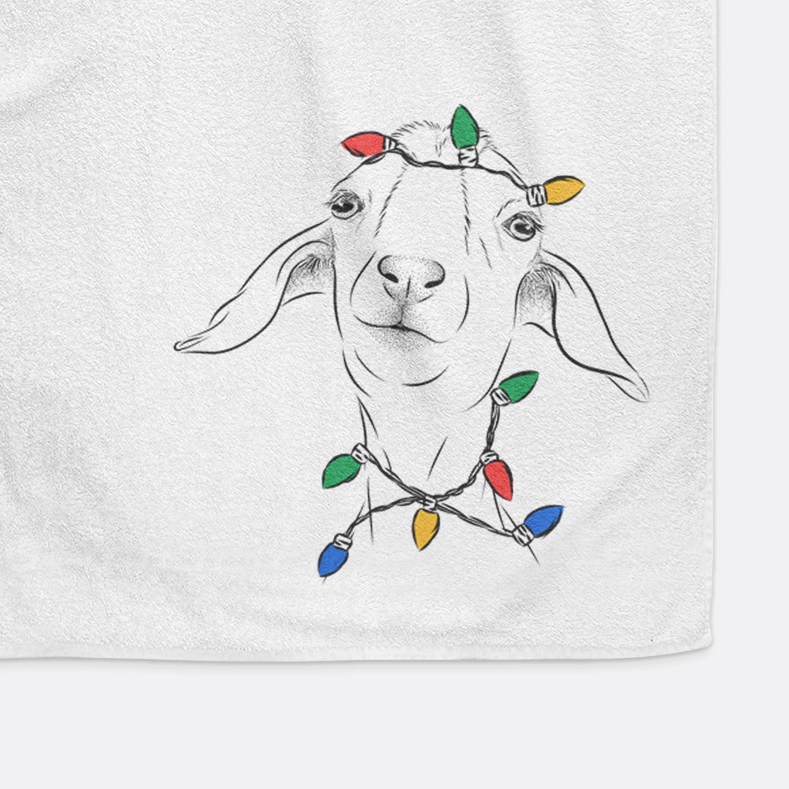 Kara Dune the Spanish Boer Goat Decorative Hand Towel