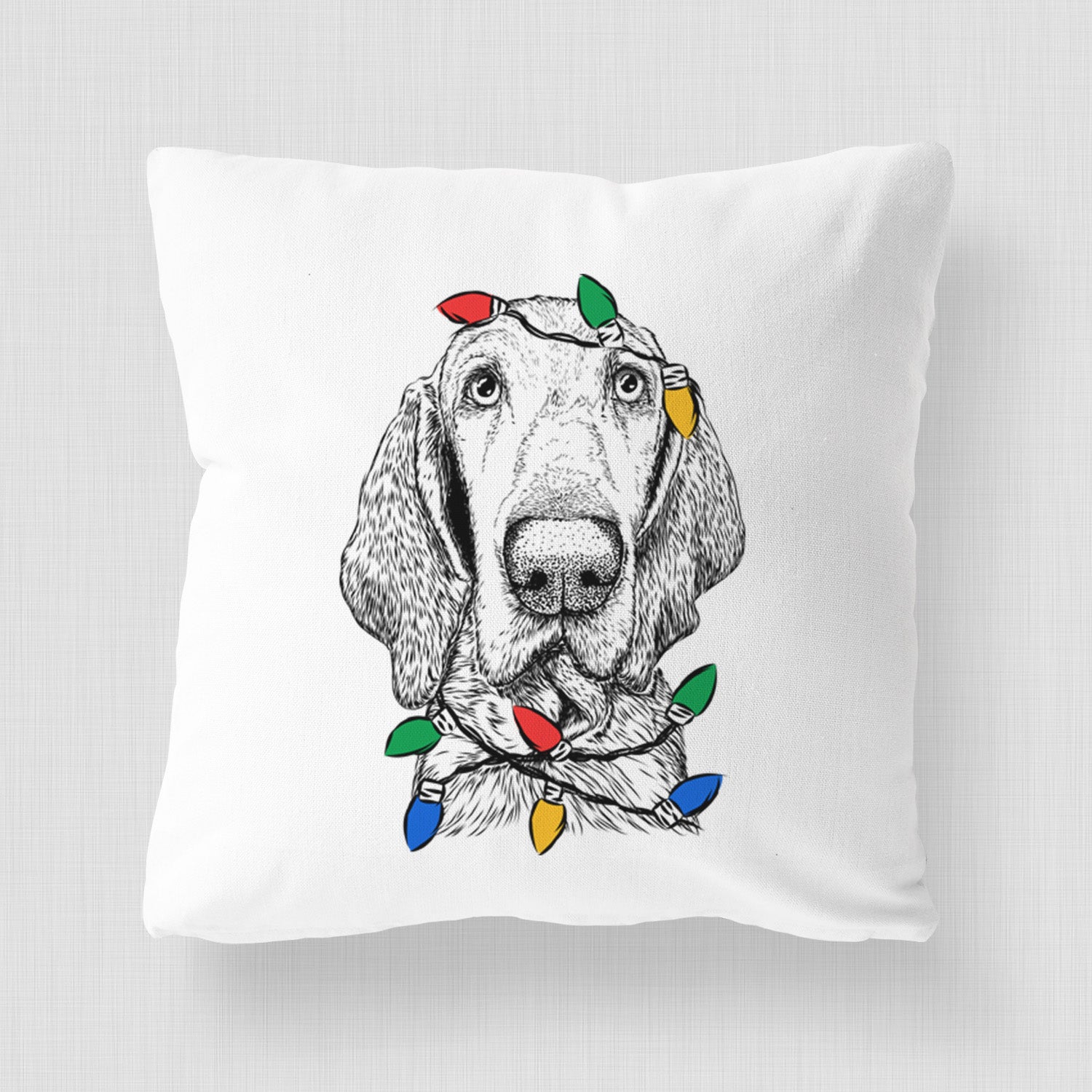 Kylie the Bracco Italiano - Throw Pillow Cover