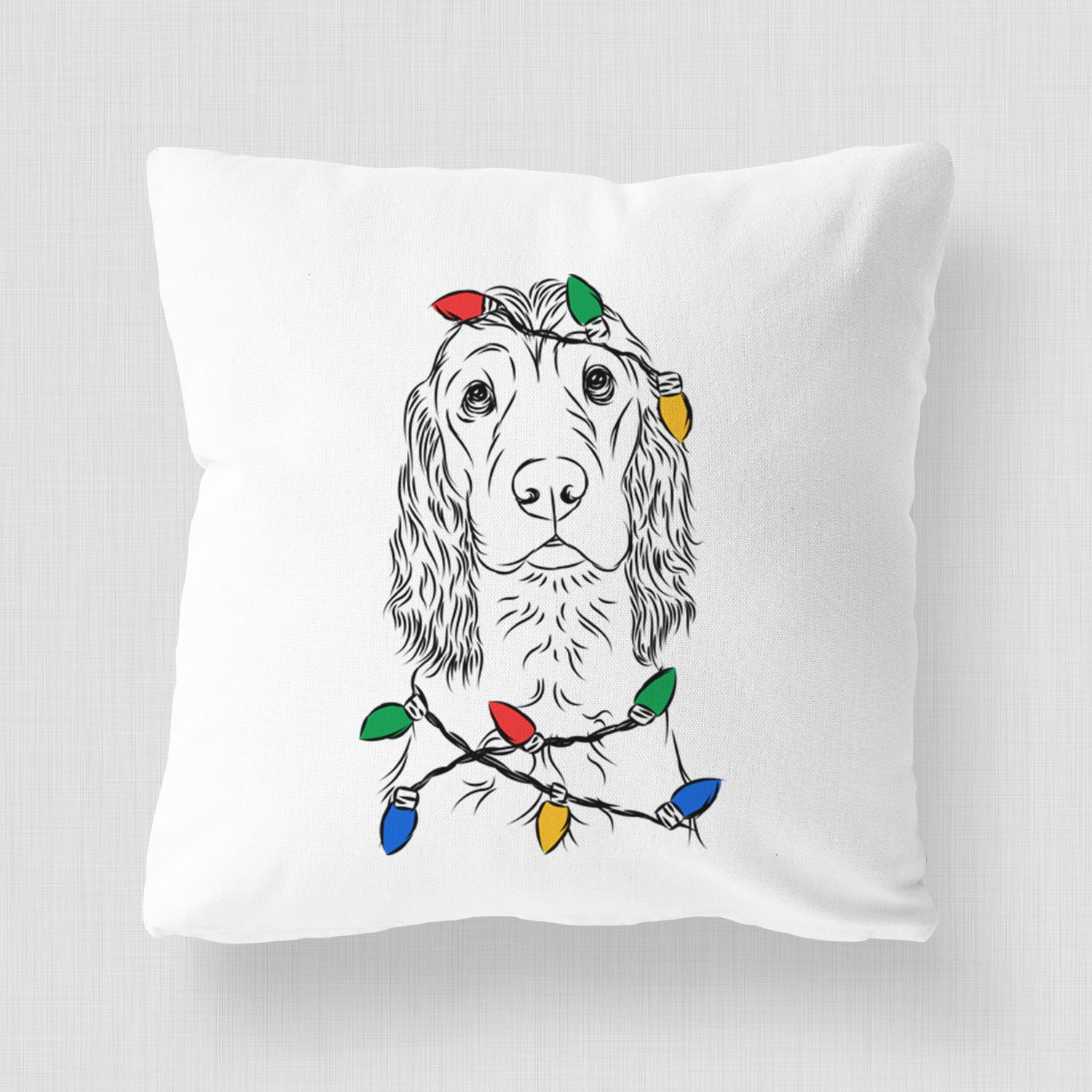 Logan the Cocker Spaniel - Throw Pillow Cover
