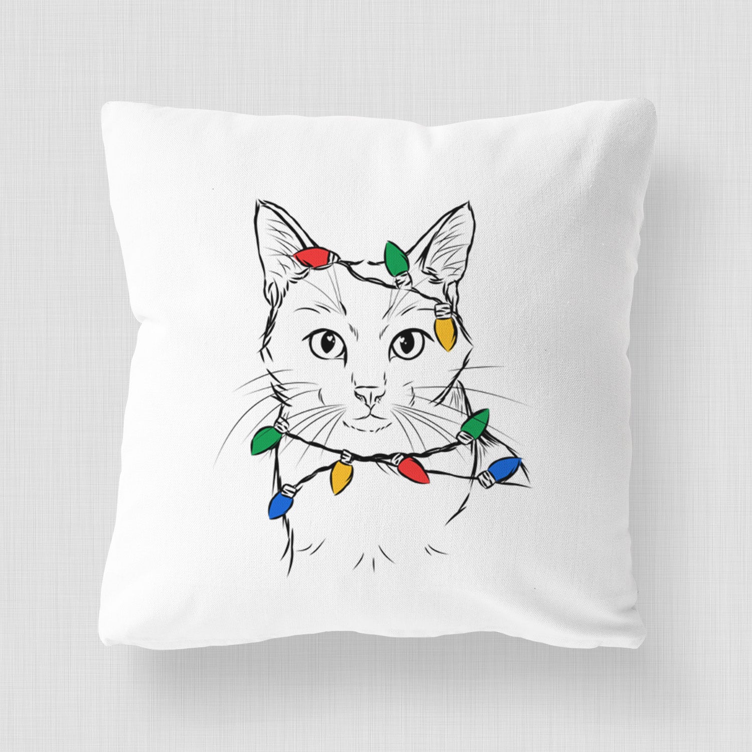 Maverick the Cat - Throw Pillow Cover
