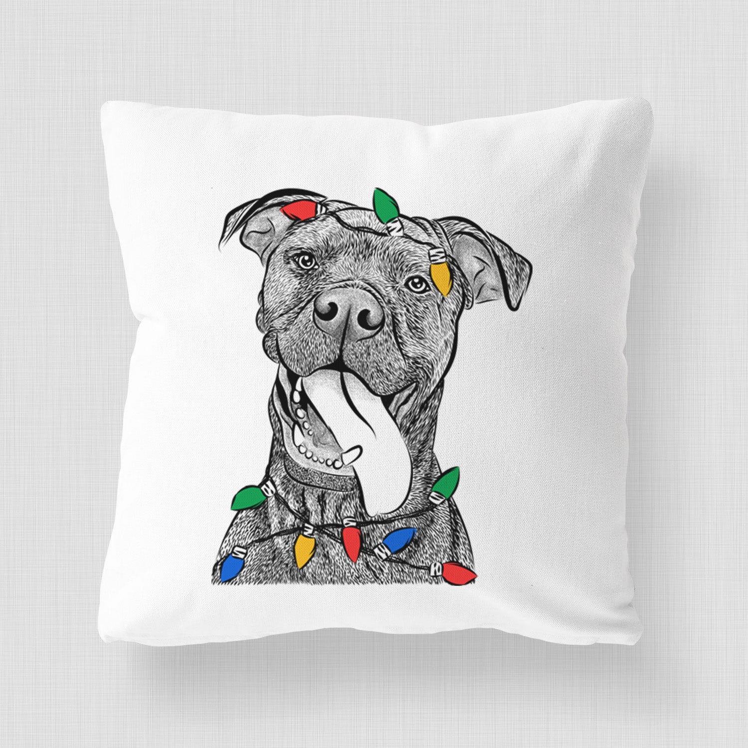 Mikey the Boxador - Throw Pillow Cover