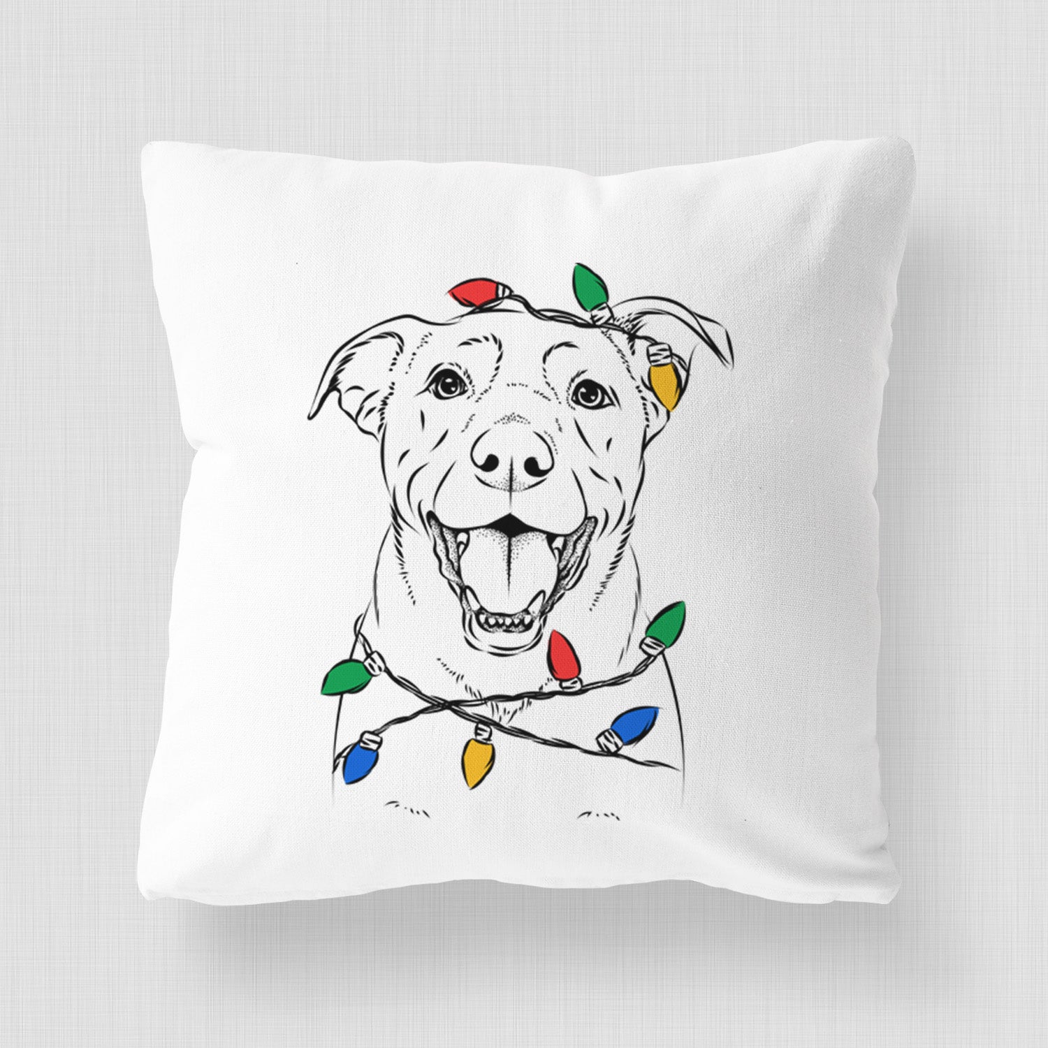 Pele the Lab Mix - Throw Pillow Cover