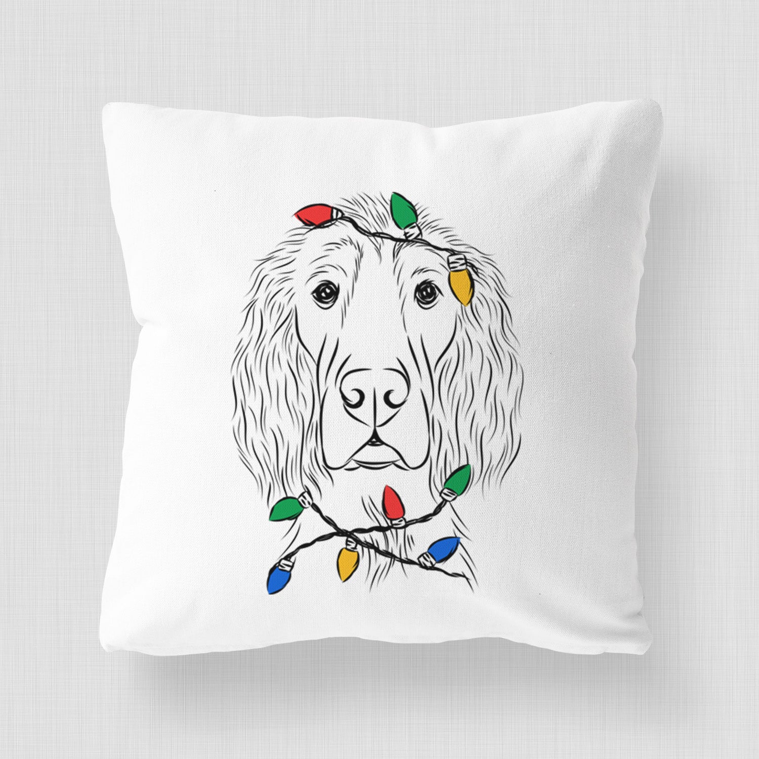 Piper the Irish Setter - Throw Pillow Cover