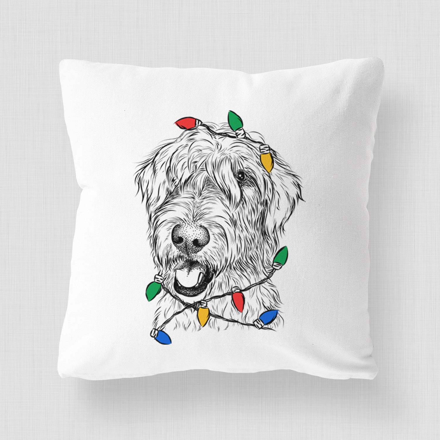 Ragnar the Irish Wolfhound - Throw Pillow Cover
