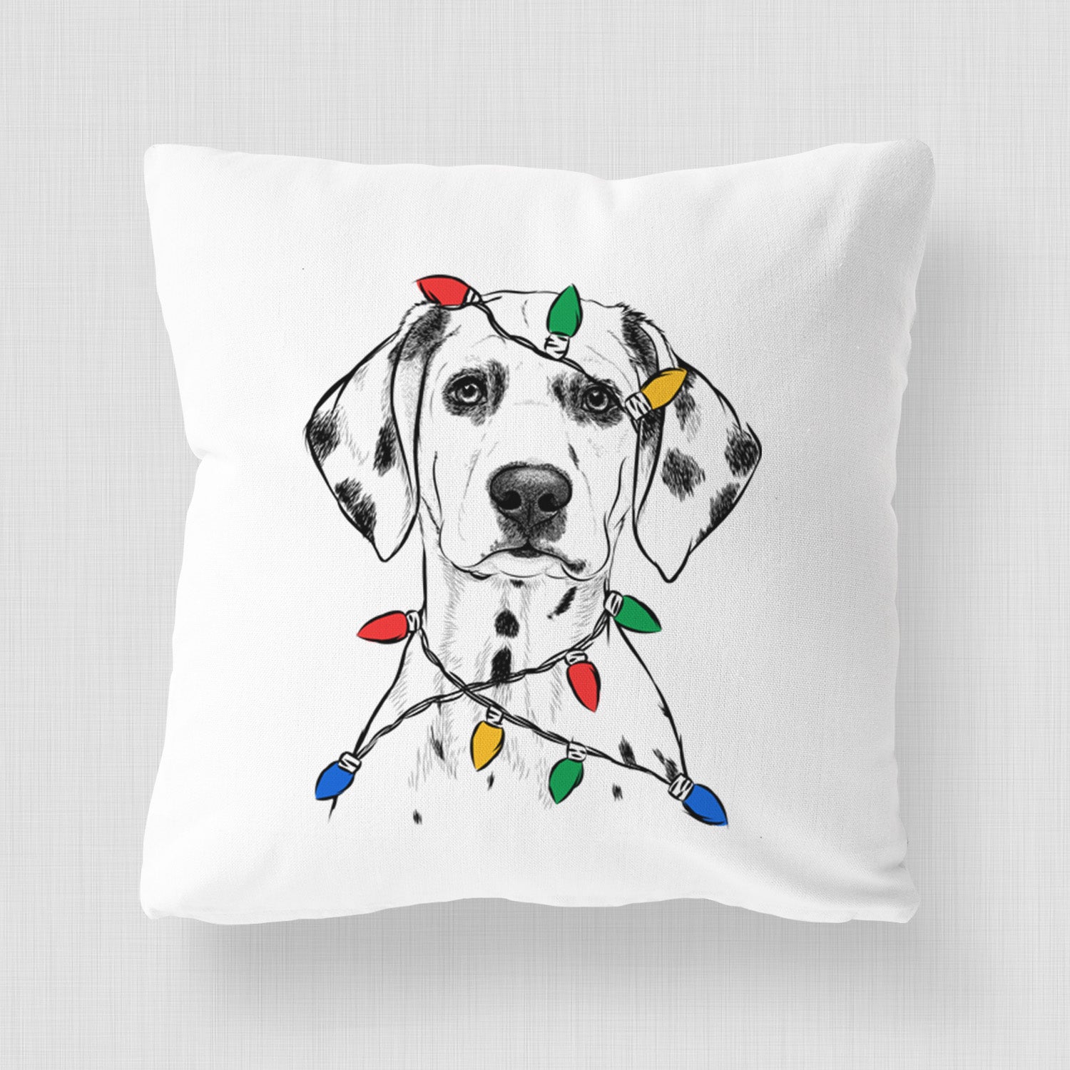 Riot the Dalmatian - Throw Pillow Cover