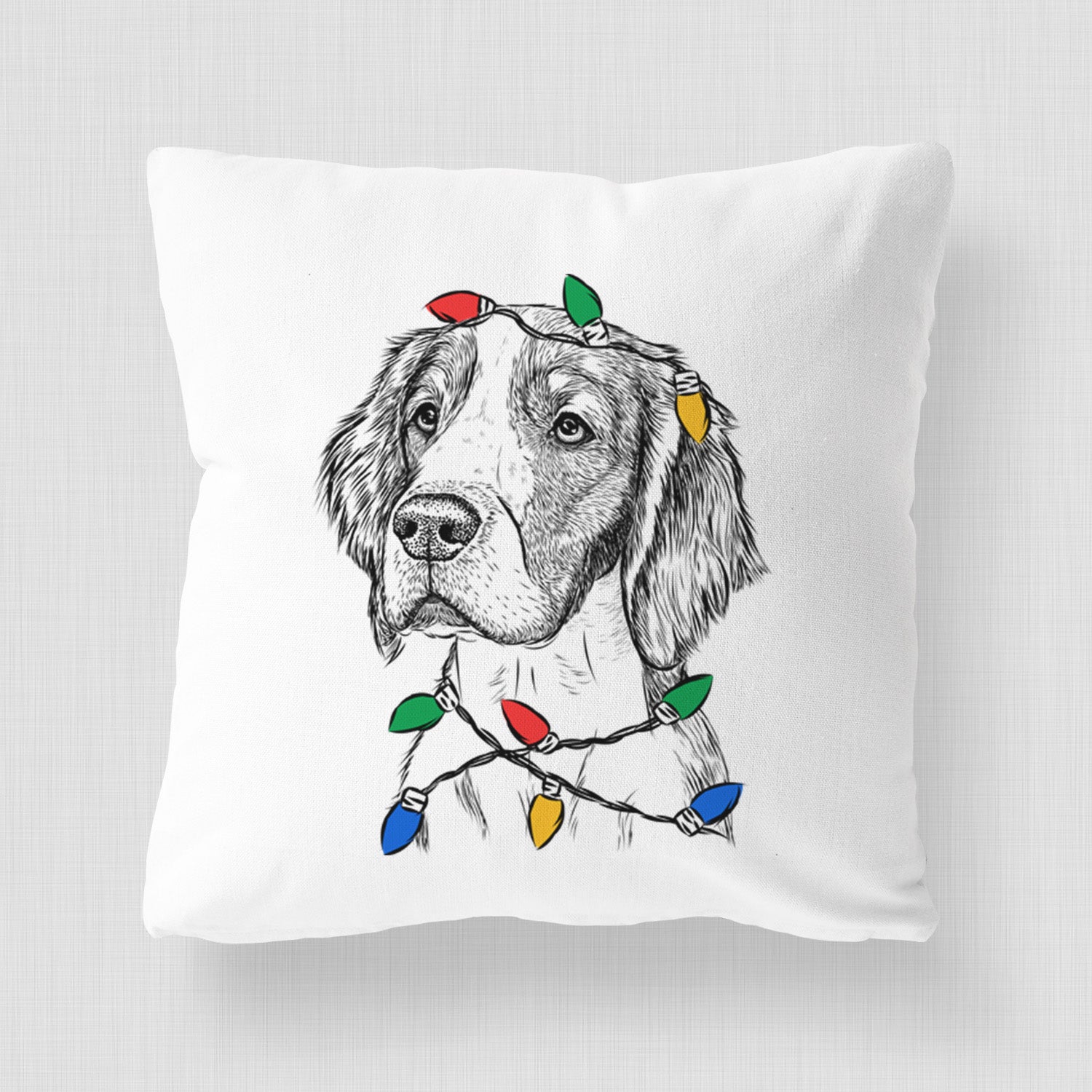 Roxy the Welsh Springer Spaniel - Throw Pillow Cover