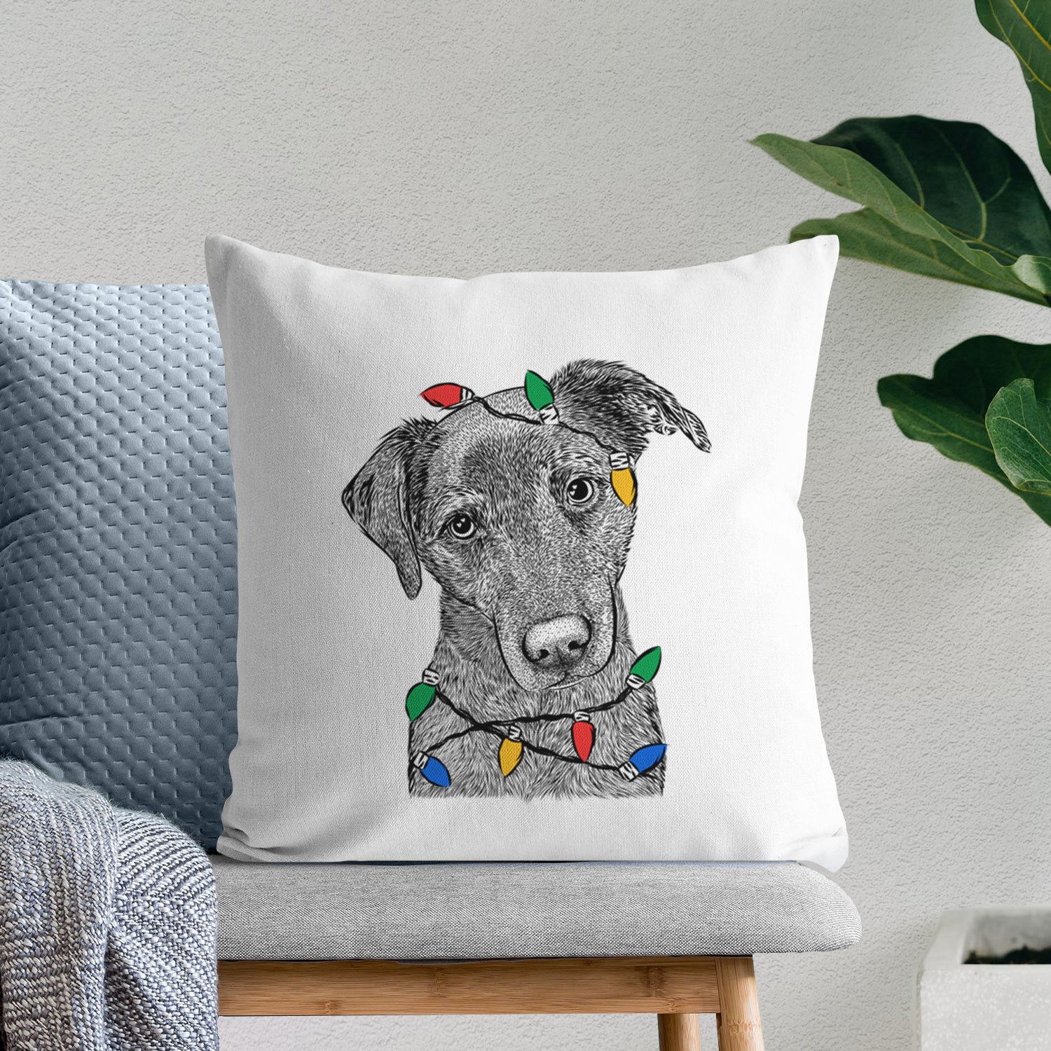 Sadie the Whipador - Throw Pillow Cover