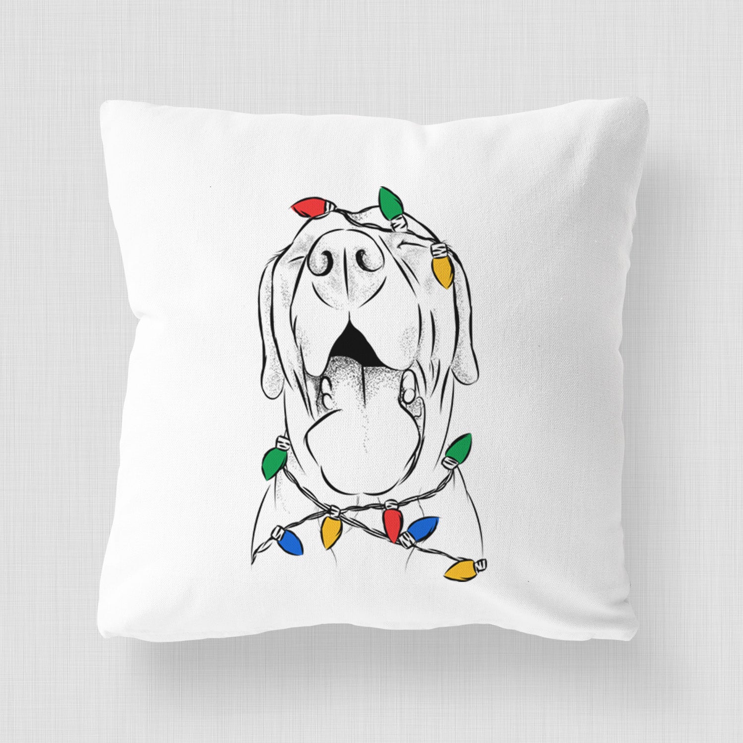 Silly Lilly the Labrador Retriever - Throw Pillow Cover