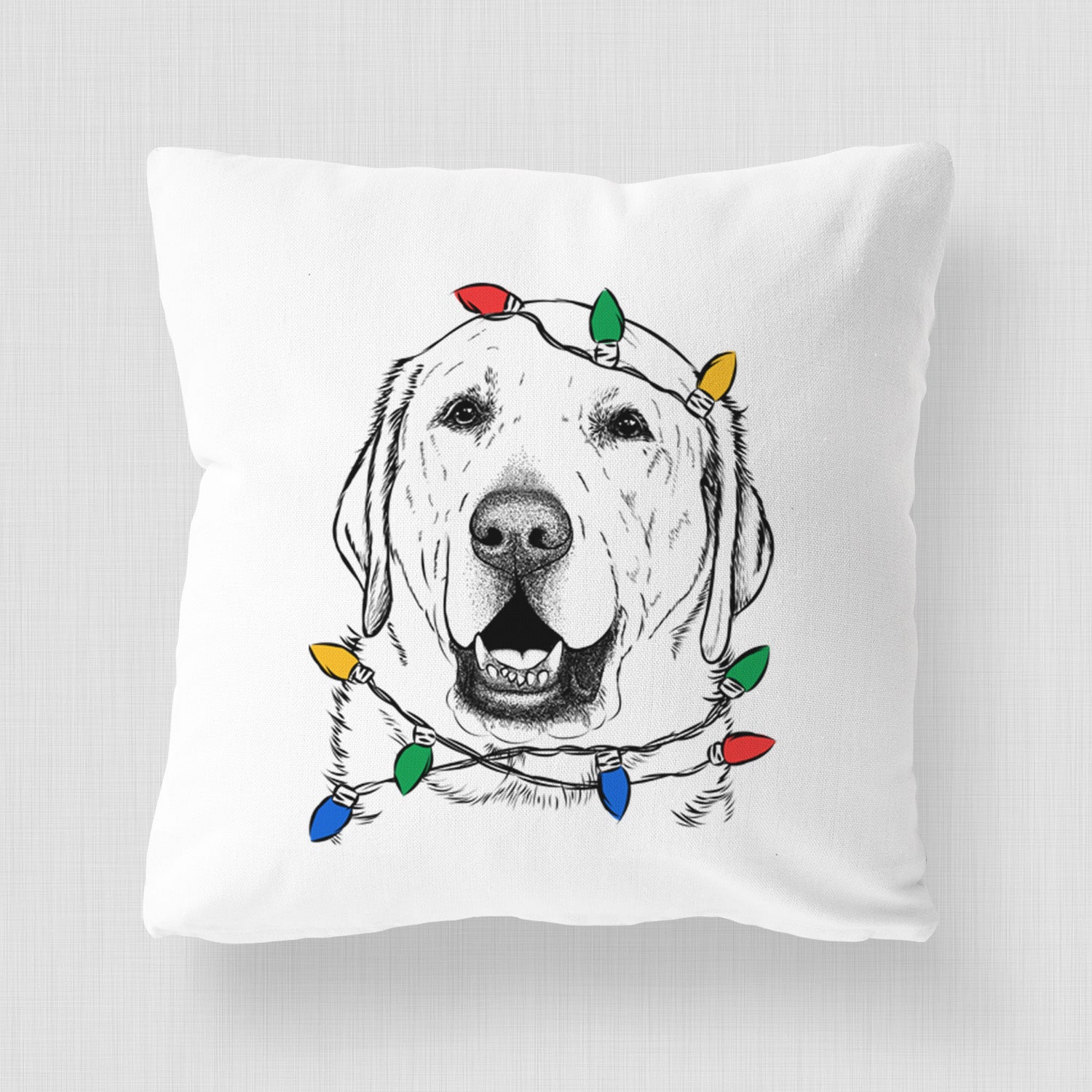 Sparks the Labrador Retriever - Throw Pillow Cover