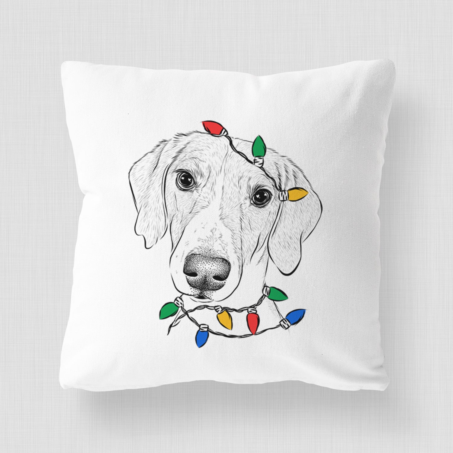 Stanley the Foxhound - Throw Pillow Cover
