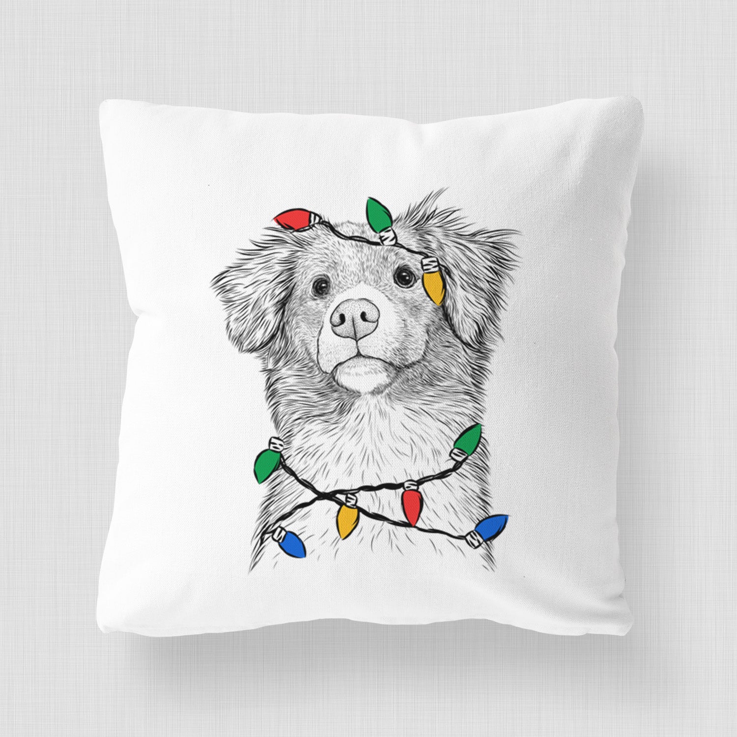 Vixen the Nova Scotia Duck Tolling Retriever - Throw Pillow Cover