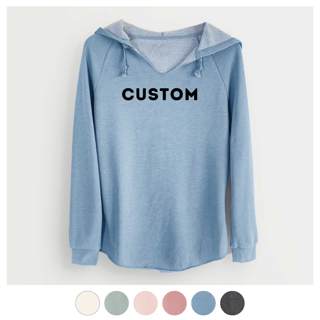 '*Custom Item' design on an apparel
