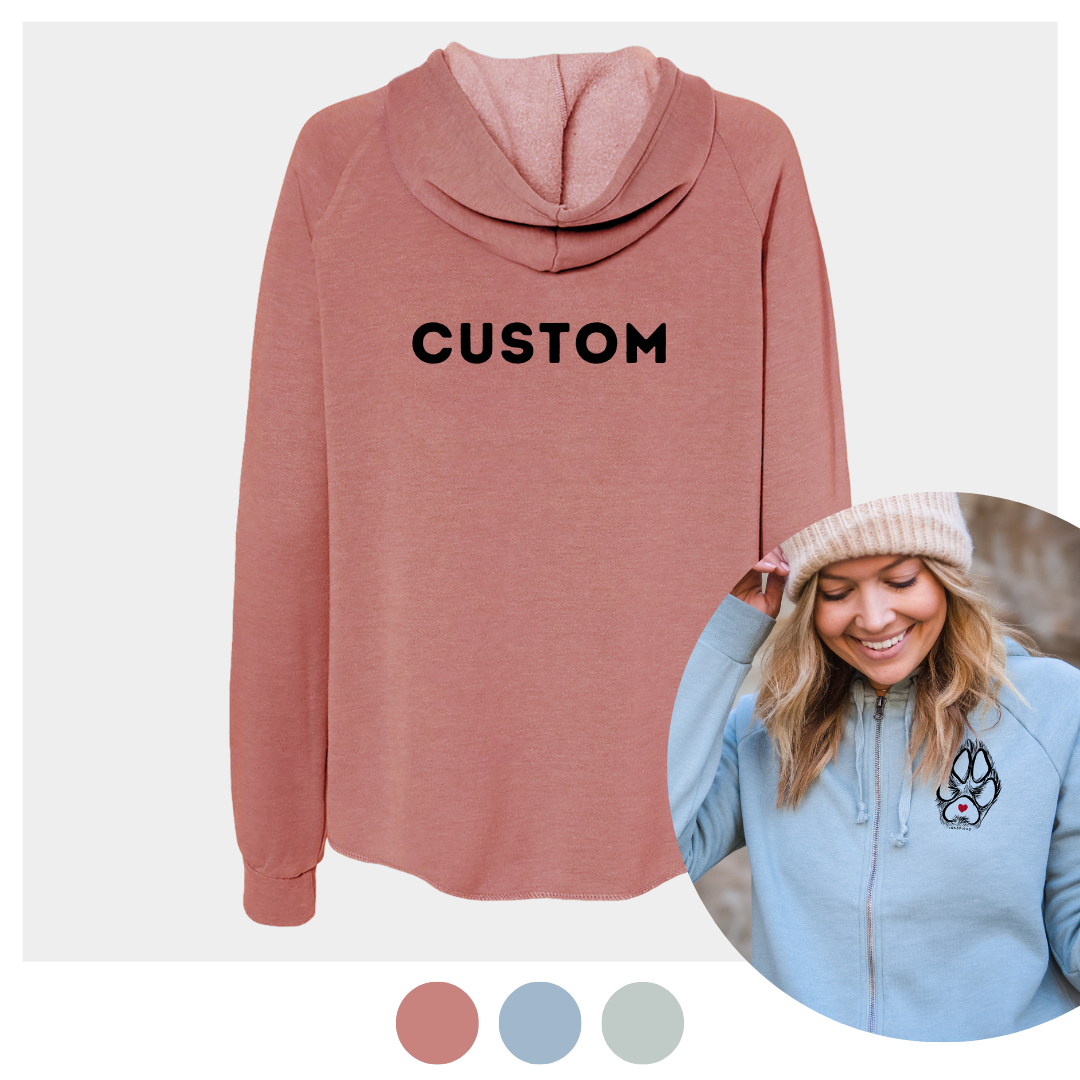 '*Custom Item' design on an apparel