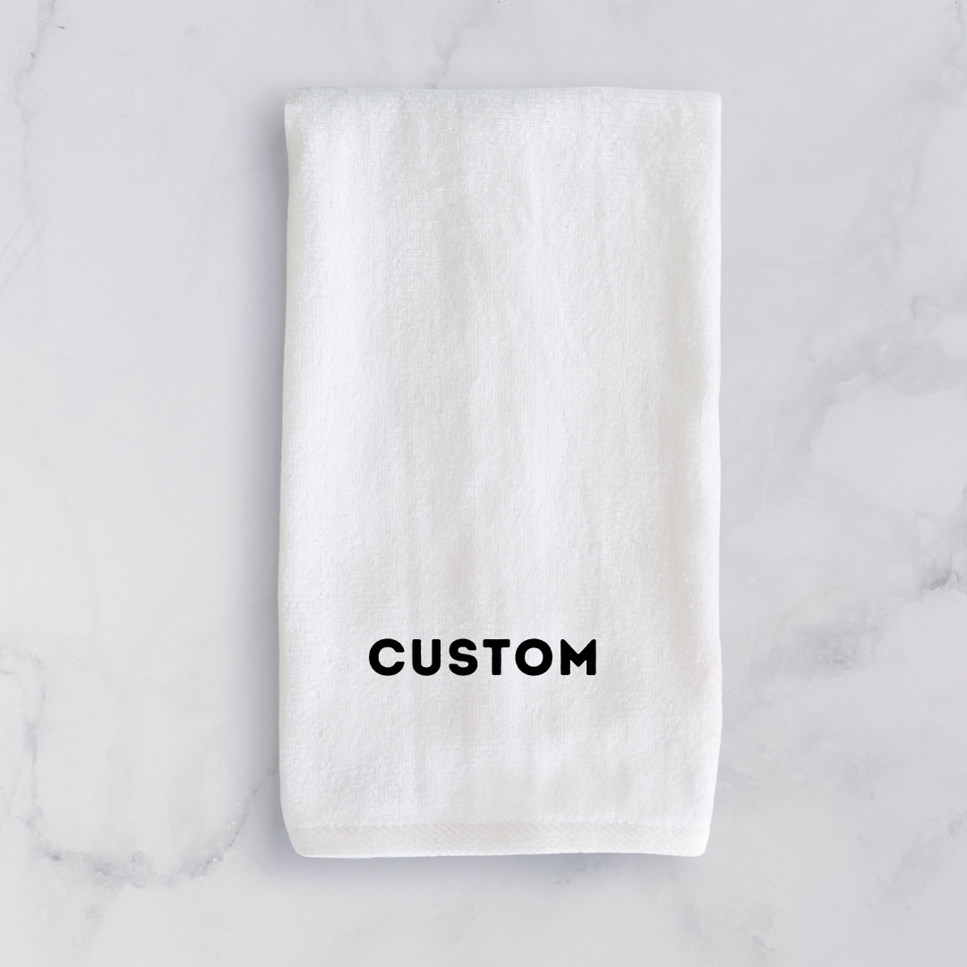 '*Custom Item' design on an apparel