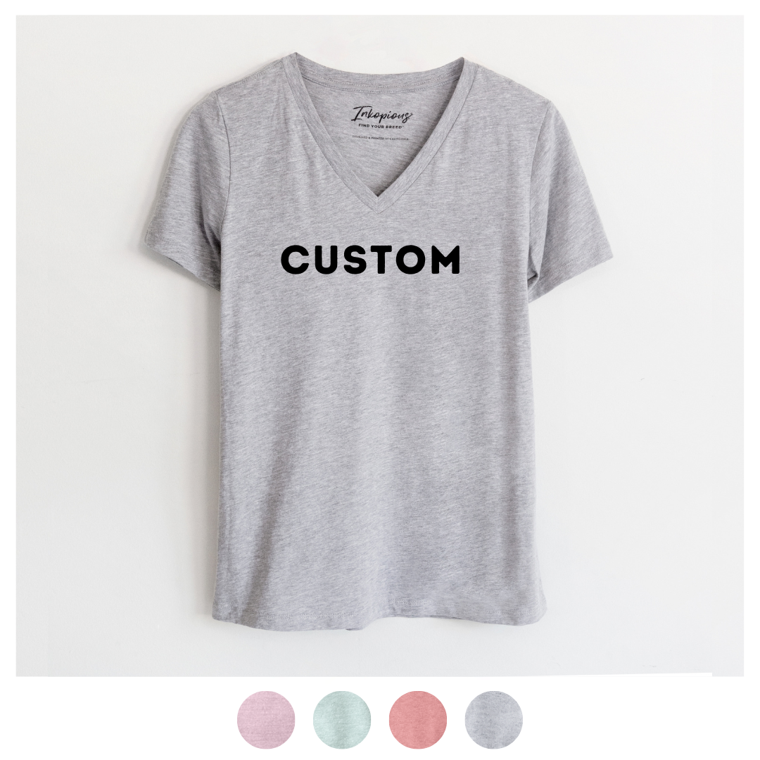 '*Custom Item' design on an apparel