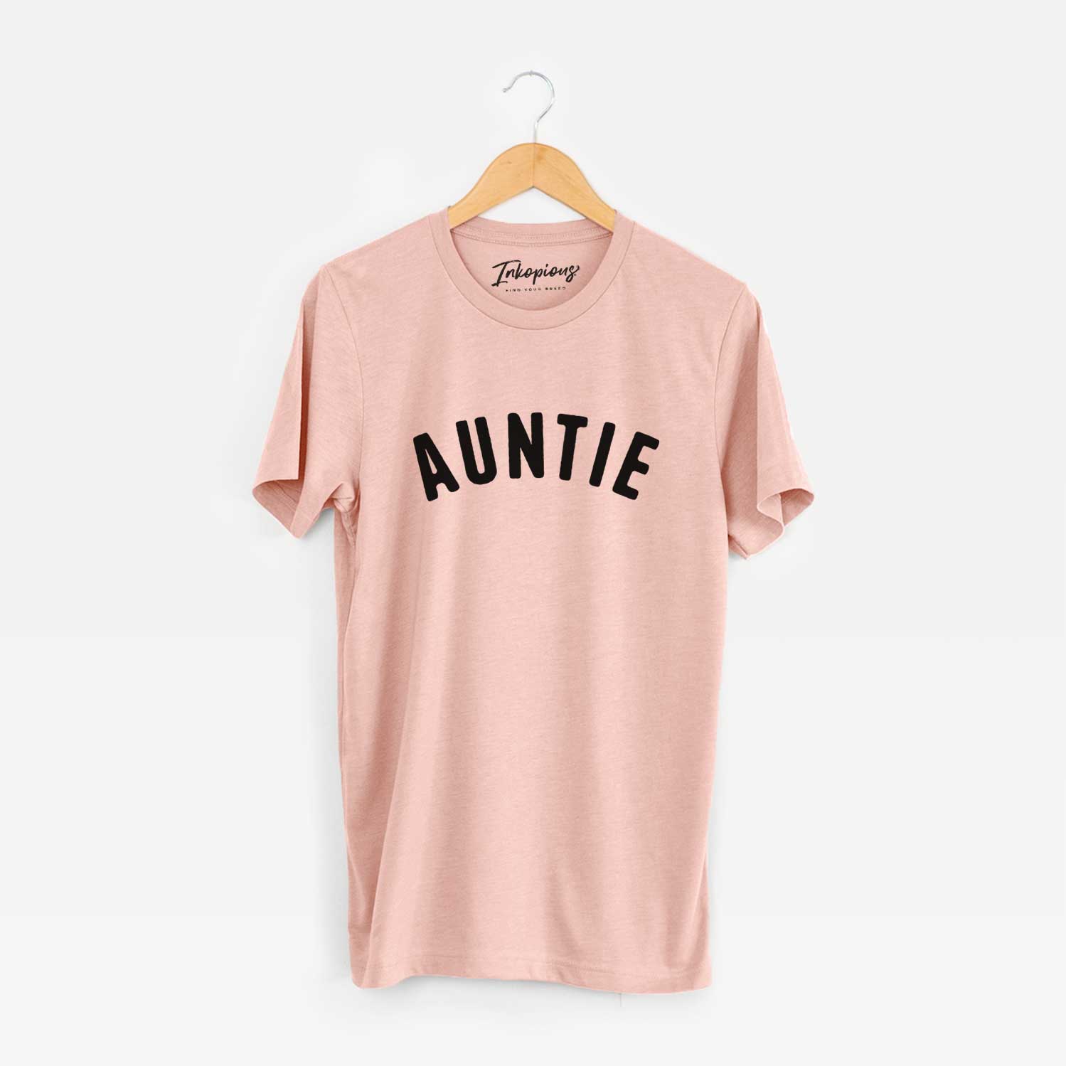 'Auntie - Articulate Collection' design on a Peach Unisex crewneck