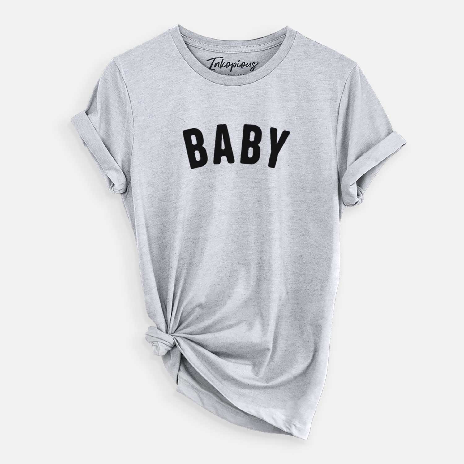'Baby - Articulate Collection' design on a Grey Unisex crewneck