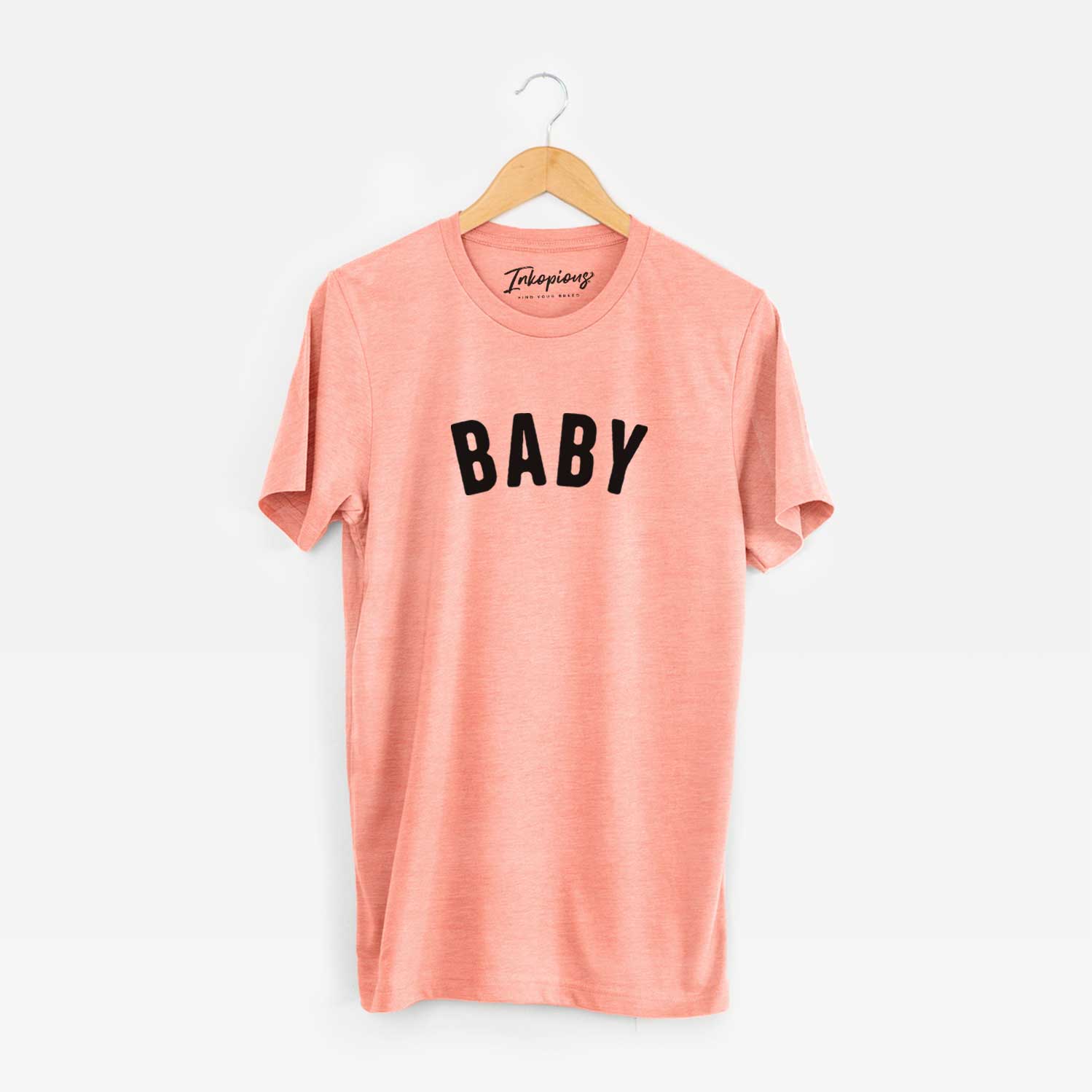 'Baby - Articulate Collection' design on a Sunset Unisex crewneck