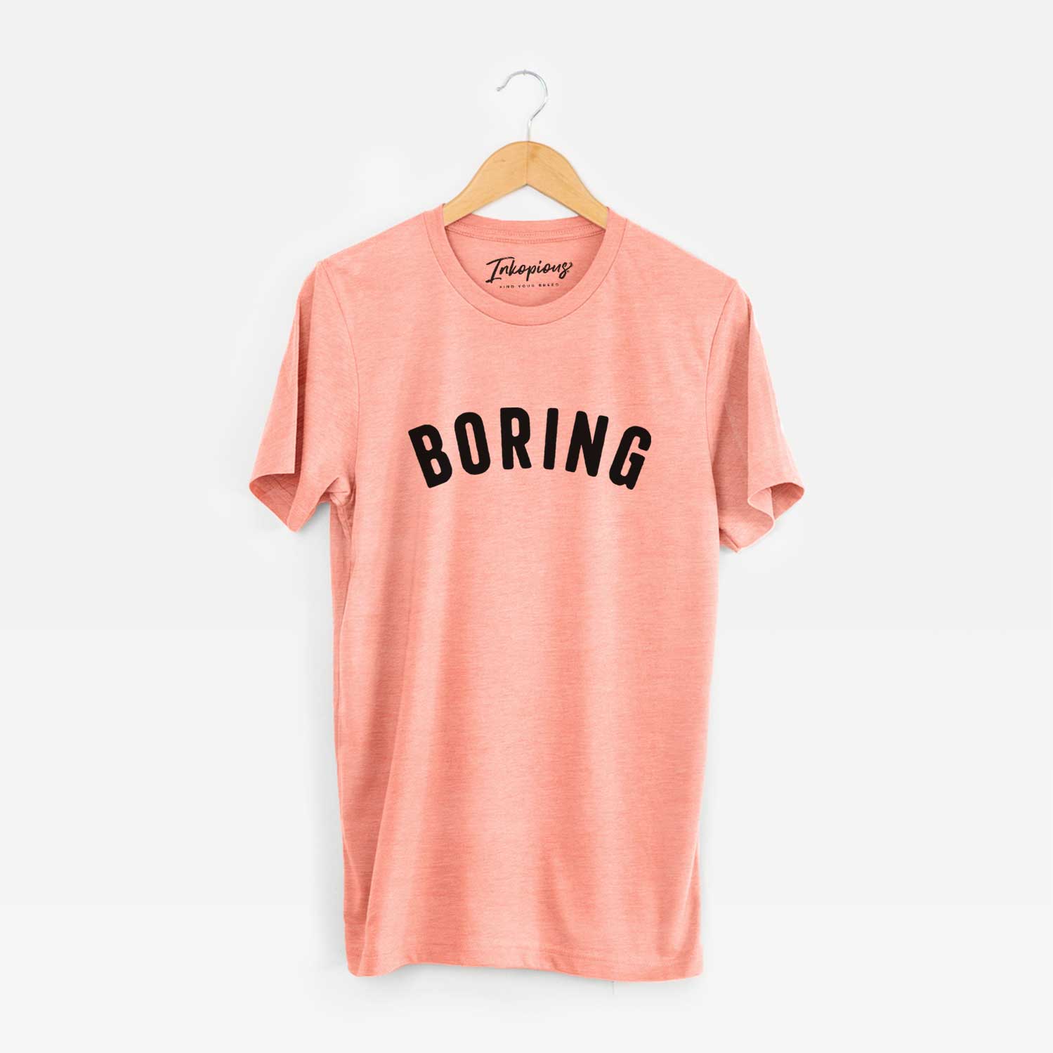 'Boring - Articulate Collection' design on a Sunset Unisex crewneck