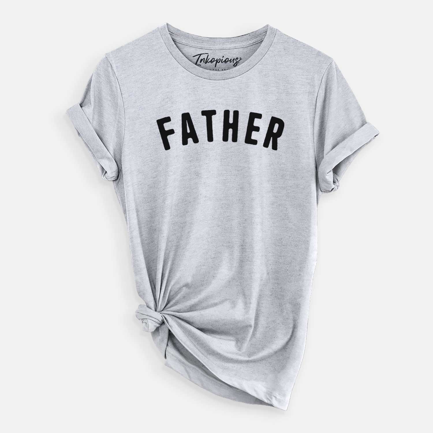 'Father - Articulate Collection' design on a Grey Unisex crewneck