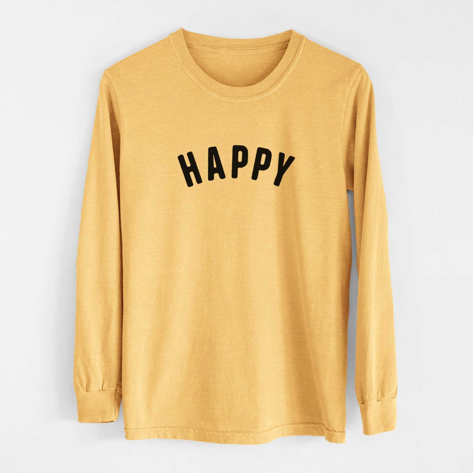 Happy - Articulate Collection - Heavyweight 100% Cotton Long Sleeve