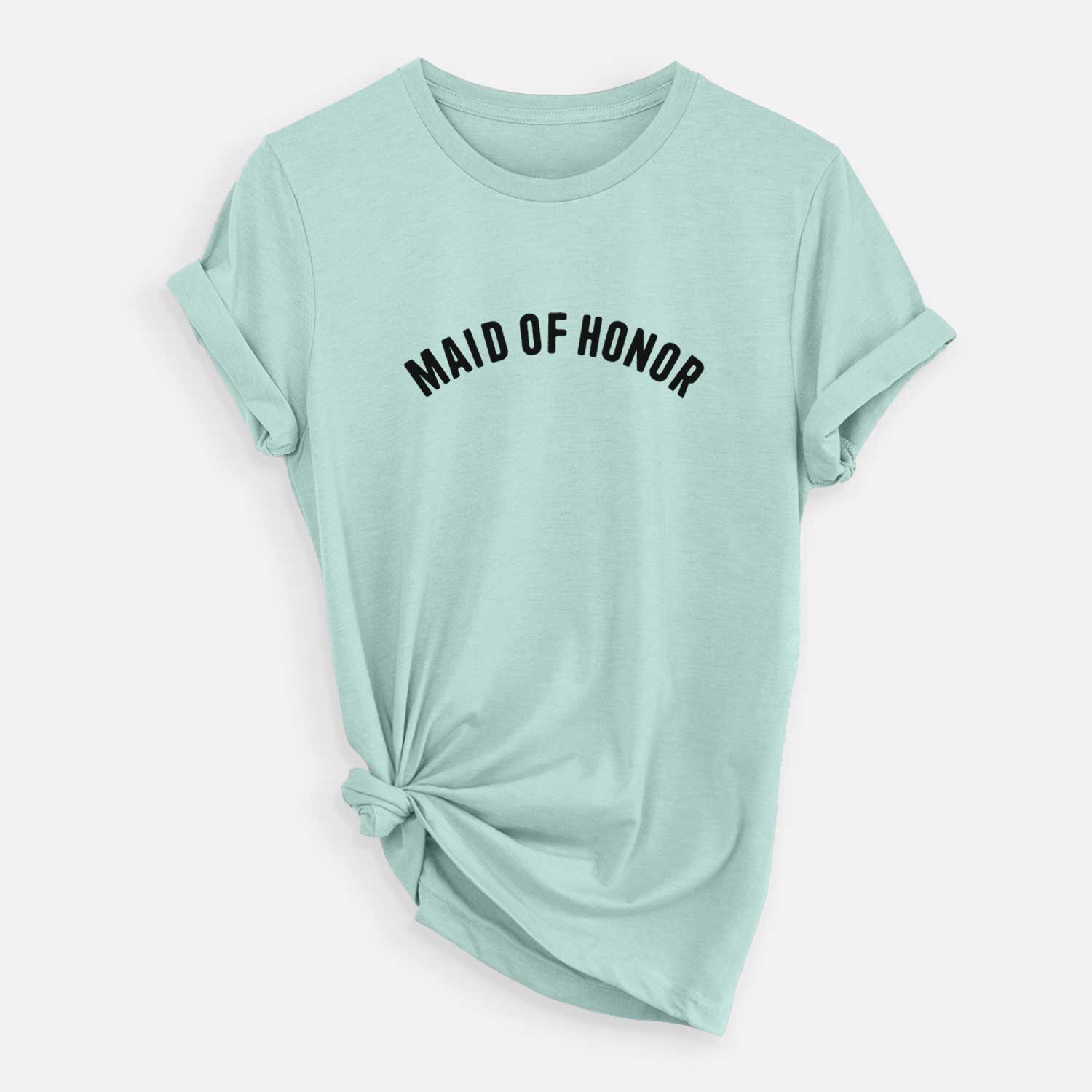 'Maid of Honor - Articulate Collection' design on a Heather Sage Unisex crewneck