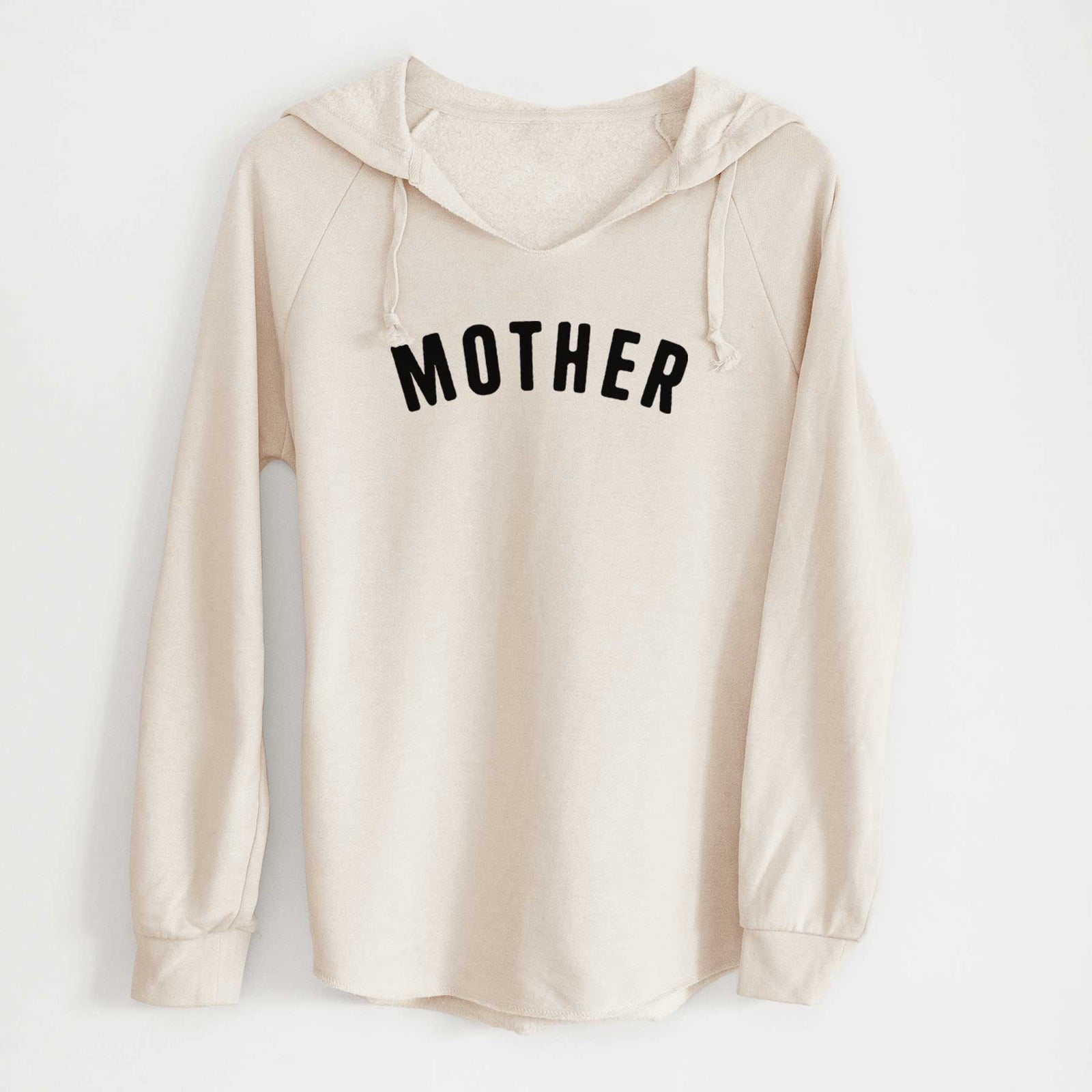'Mother - Articulate Collection' design on a Bone Cali Wave Hooded Sweatshirt