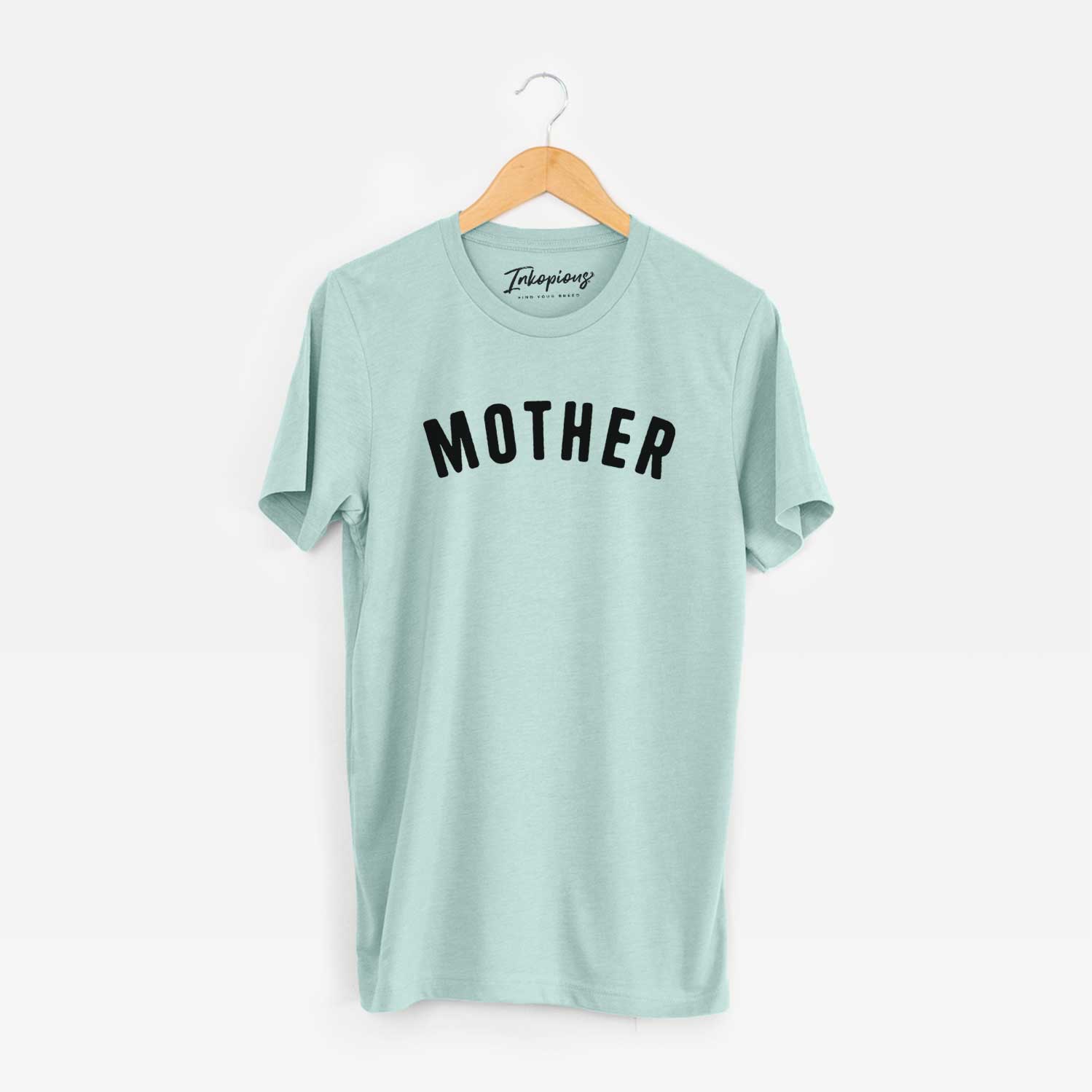 'Mother - Articulate Collection' design on a Heather Sage Unisex crewneck