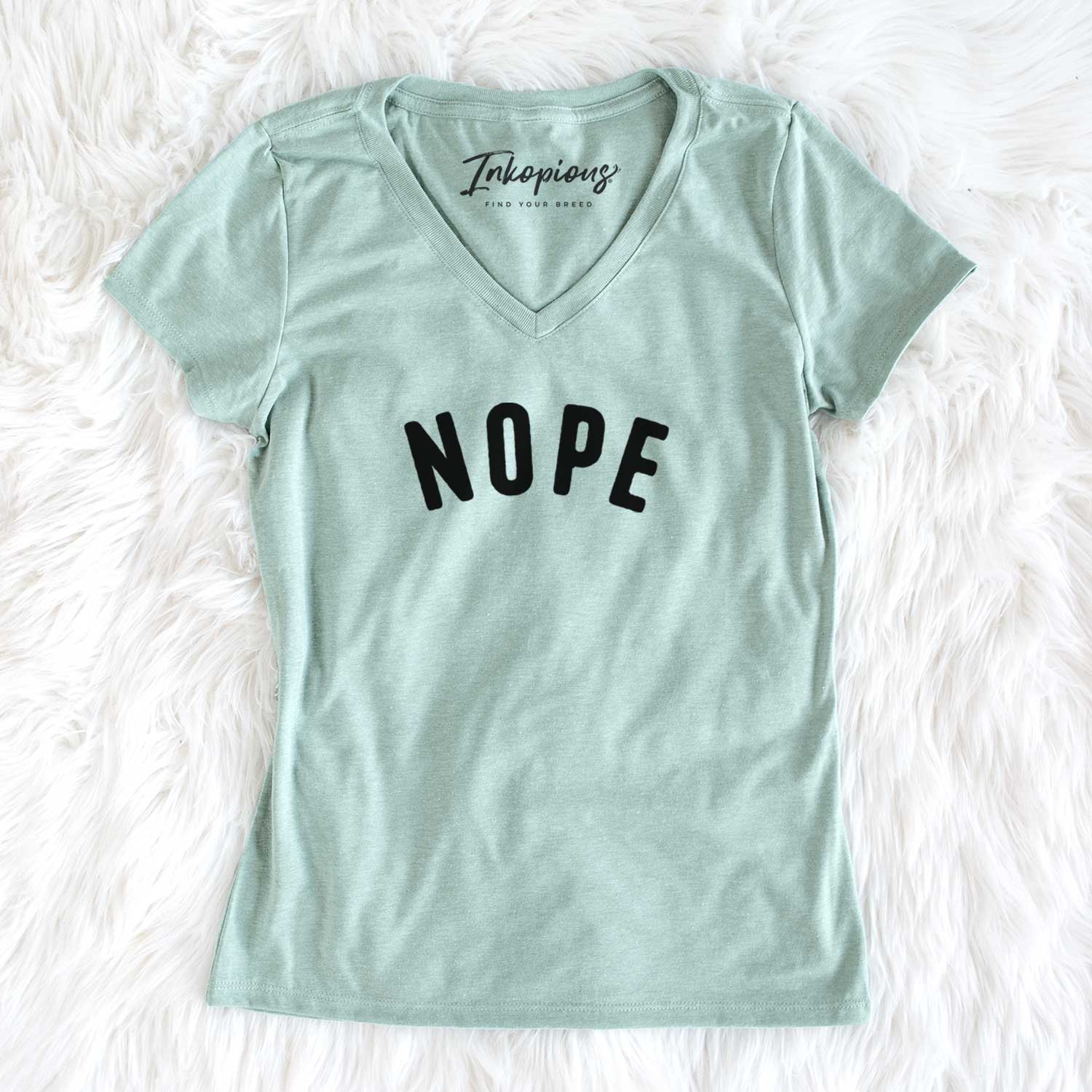 Nope - Articulate Collection - Women's V-neck Shirt