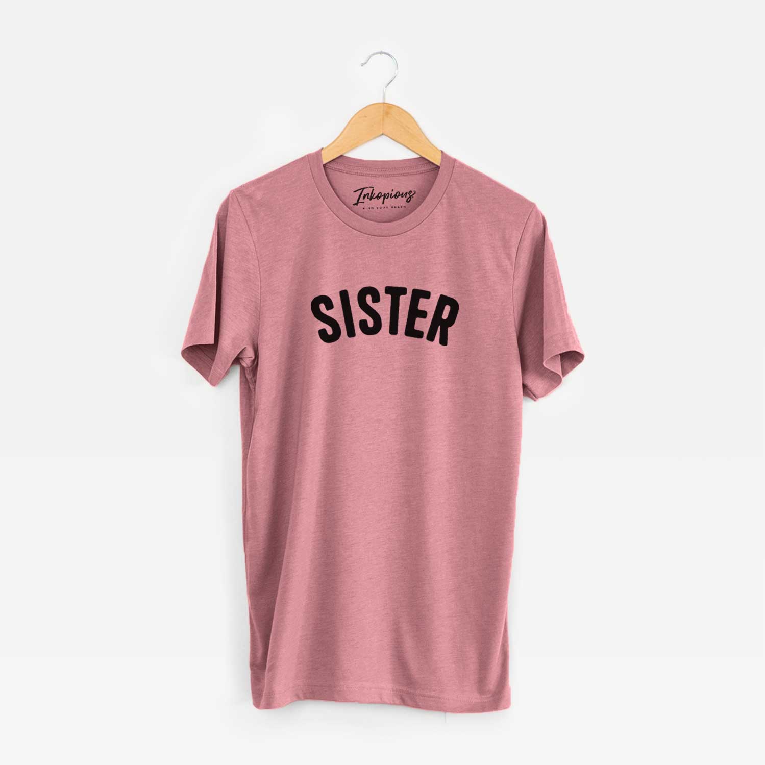 'Sister - Articulate Collection' design on a Mauve Unisex crewneck