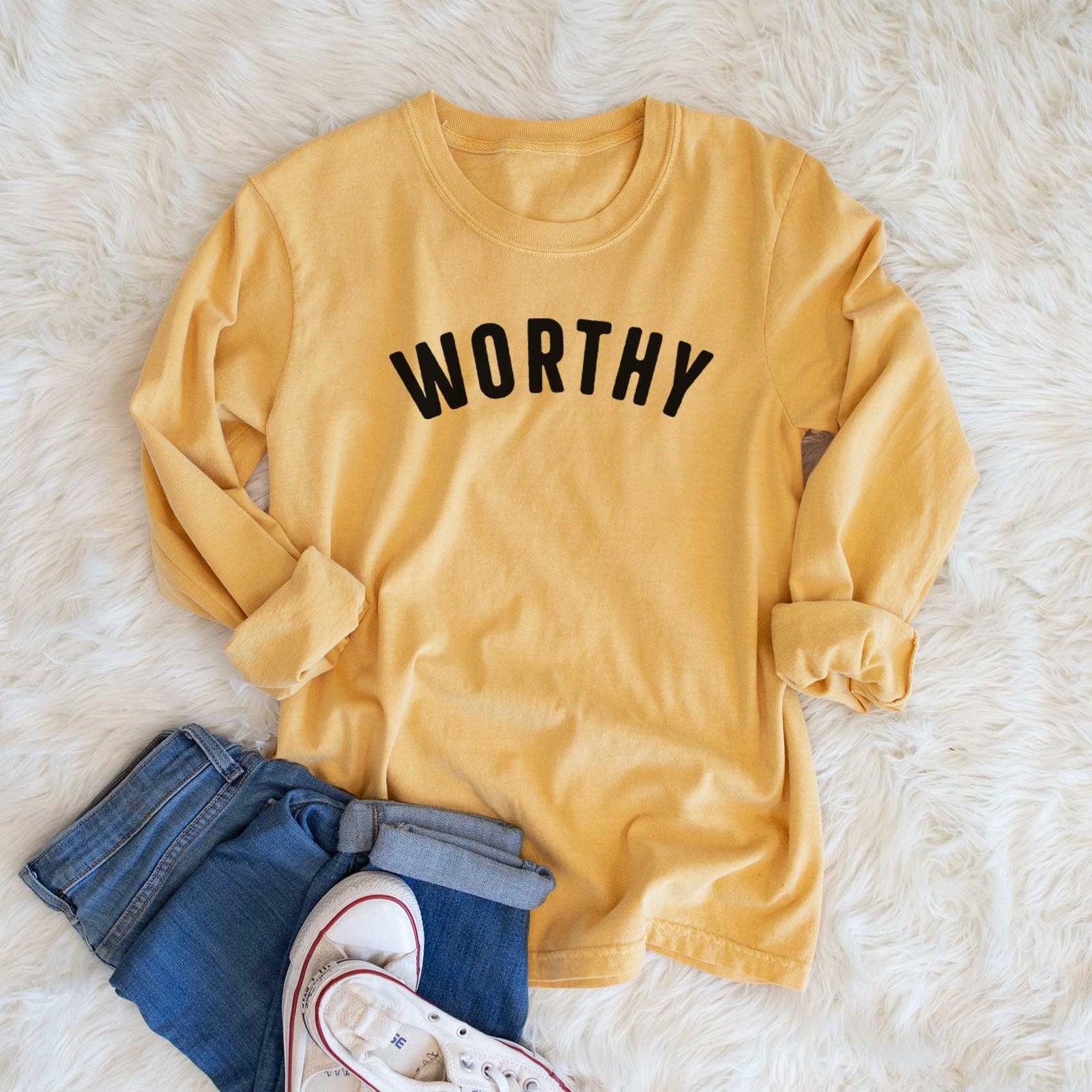 Worthy - Articulate Collection - Heavyweight 100% Cotton Long Sleeve