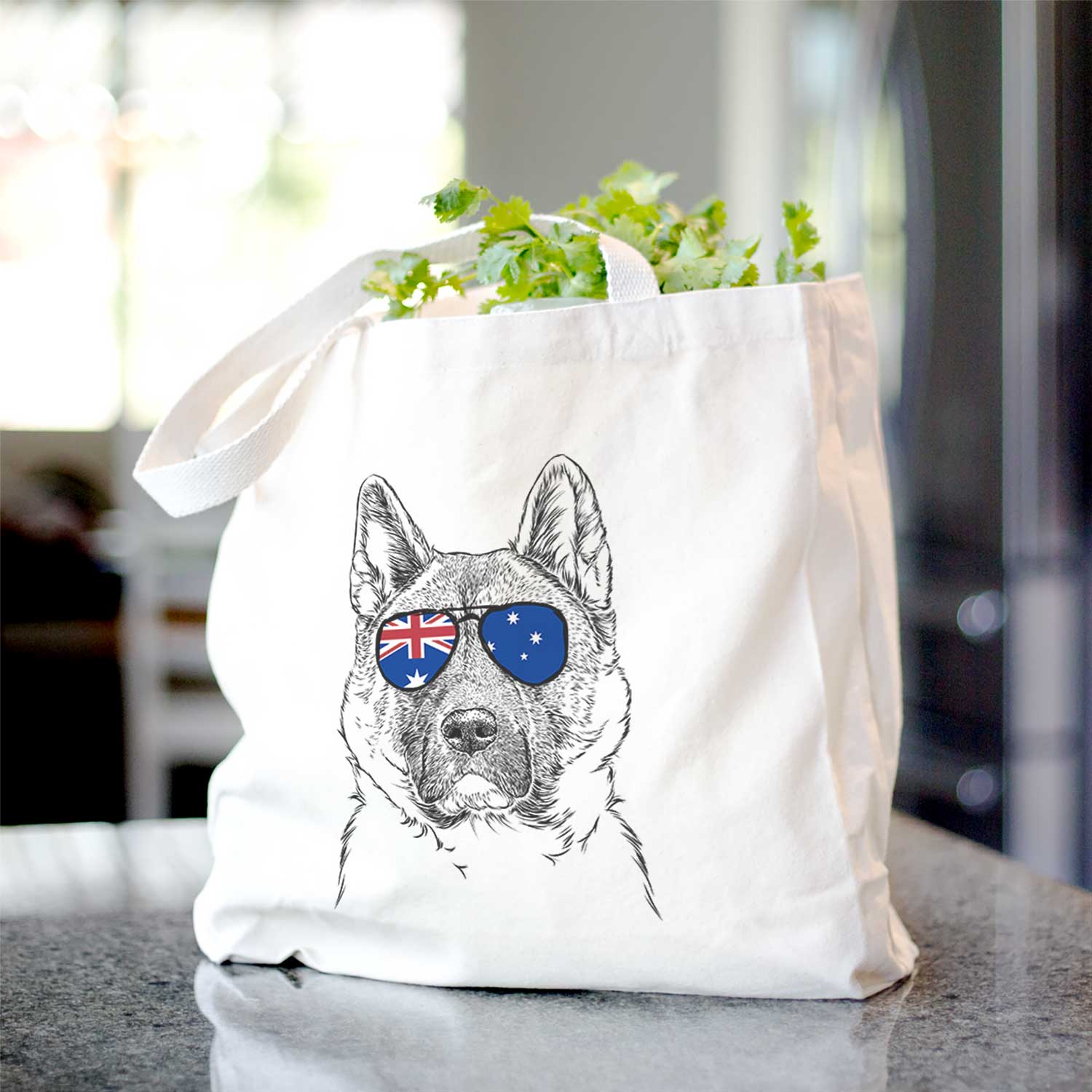 Bo the American Akita - Tote Bag