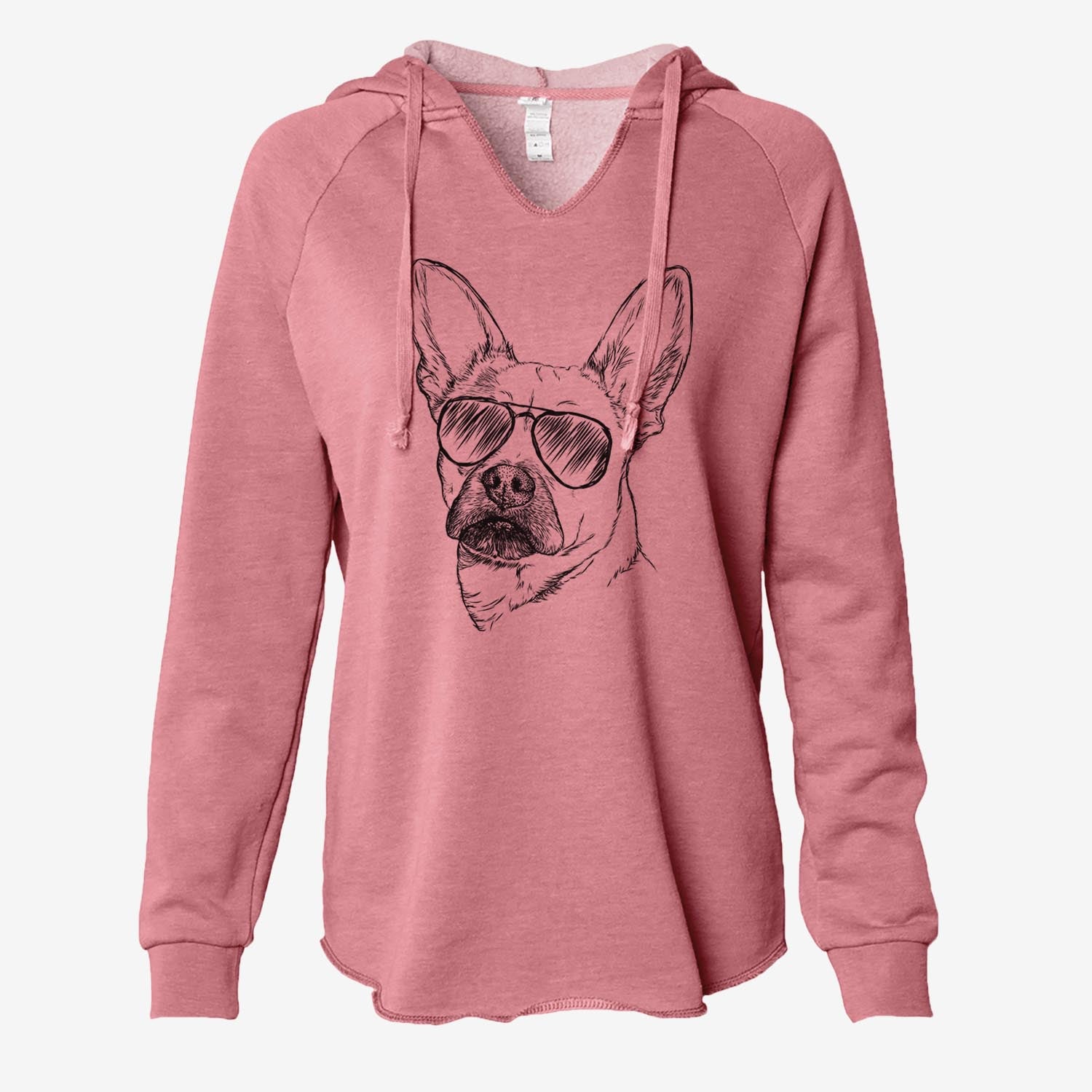 Frankie the Mixed Breed - Cali Wave Hooded Sweatshirt